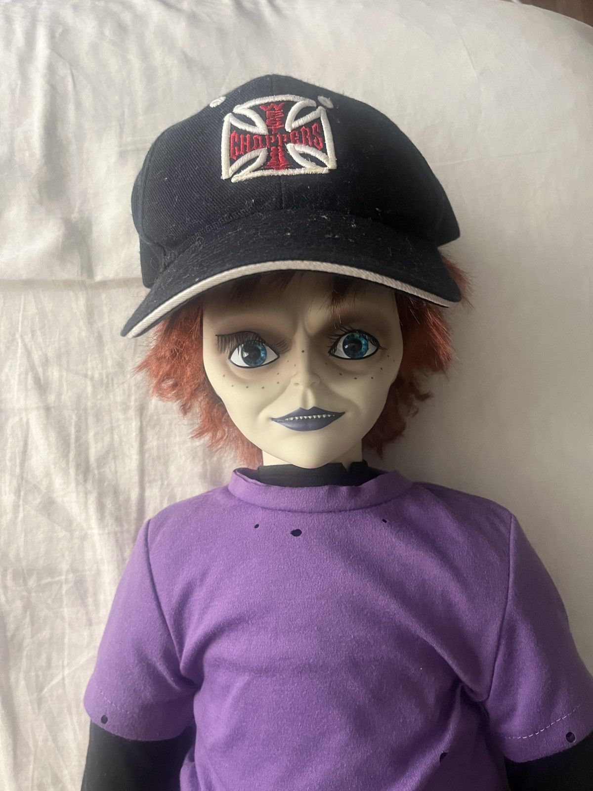 West Coast Choppers Vintage West Coast Choppers Red Navy Hat Biker Size ONE SIZE - 1 Thumbnail