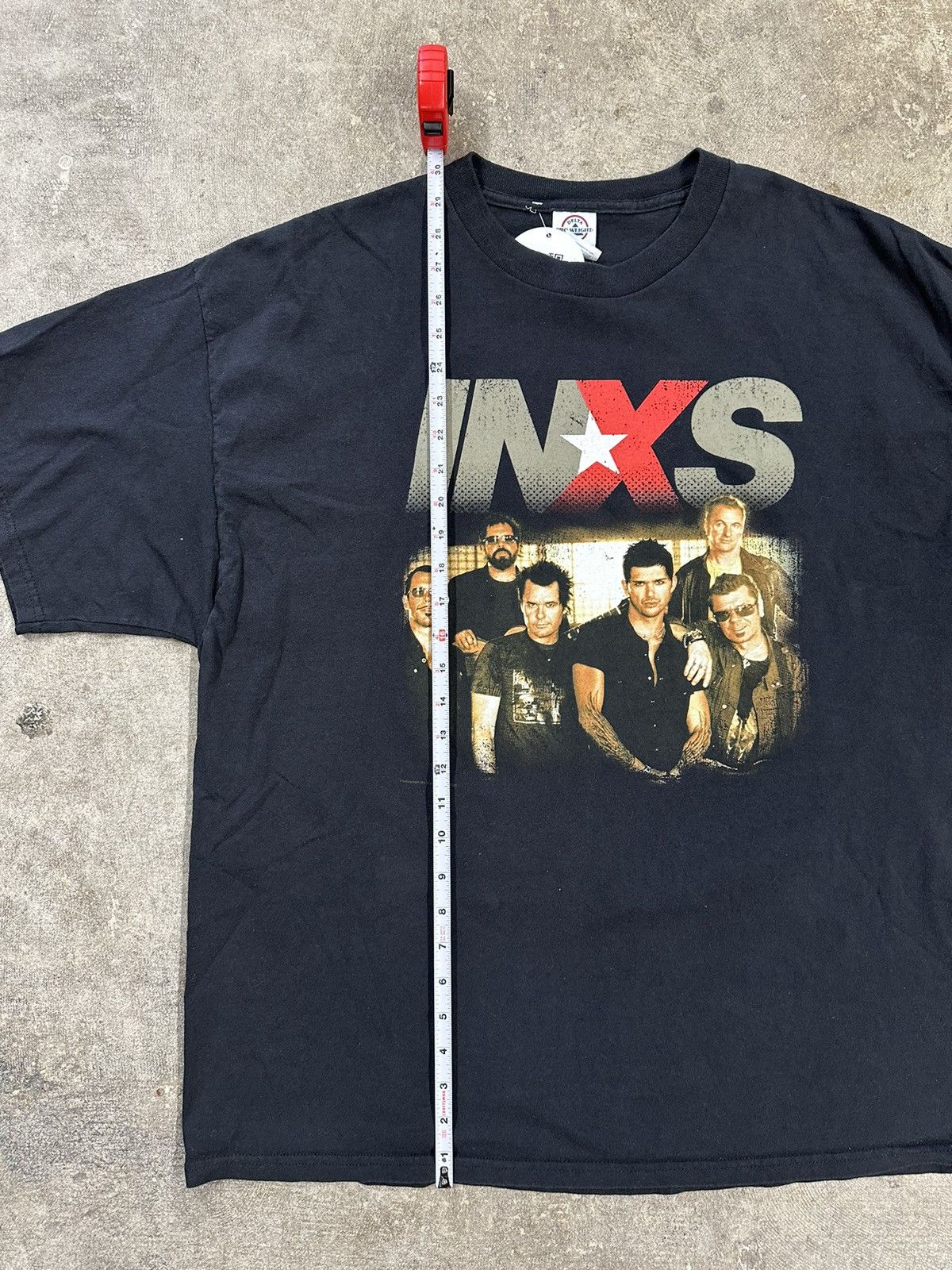 Band Tees Crazy Y2K INXS 2006 Tour Concert Merch Band T-Shirt Size US XXL / EU 58 / 5 - 11 Thumbnail