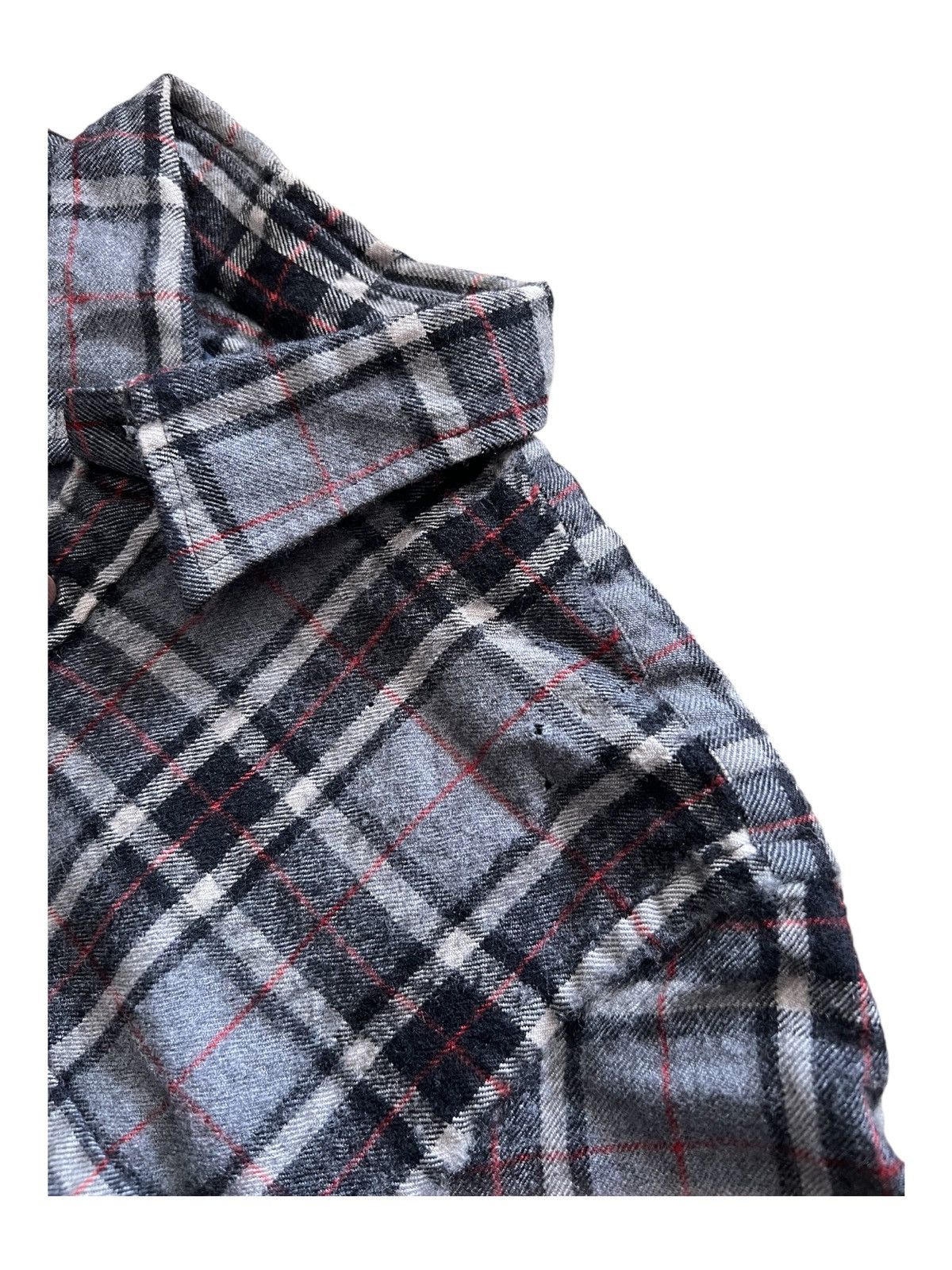 Comme des Garcons AW13 Comme des Garçons Homme Plaid Flannel Shirt Size US S / EU 44-46 / 1 - 9 Thumbnail
