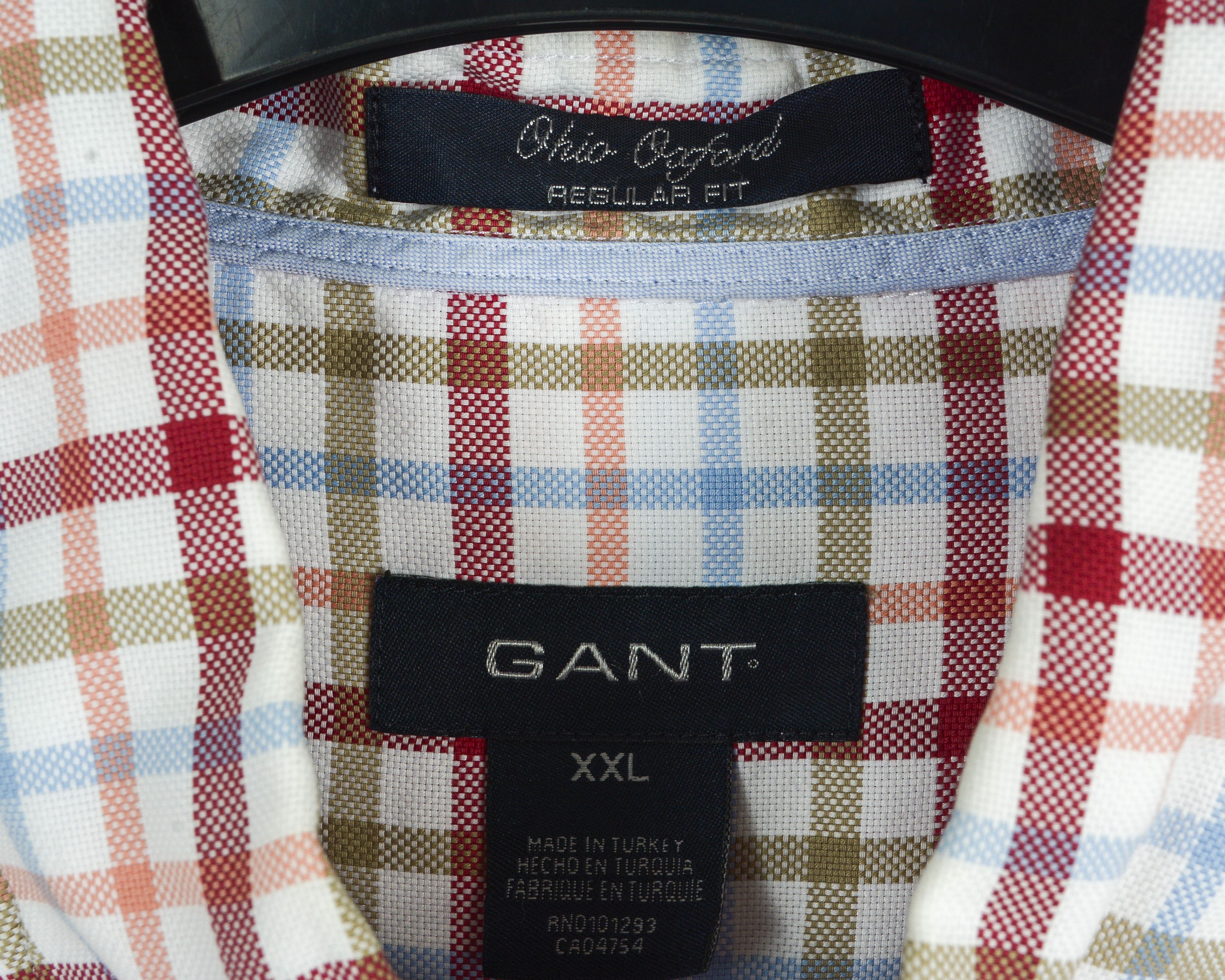 Gant GANT Casual Regular fit Shirt 2XL Long Sleeve Plaid Size US XXL / EU 58 / 5 - 5 Thumbnail