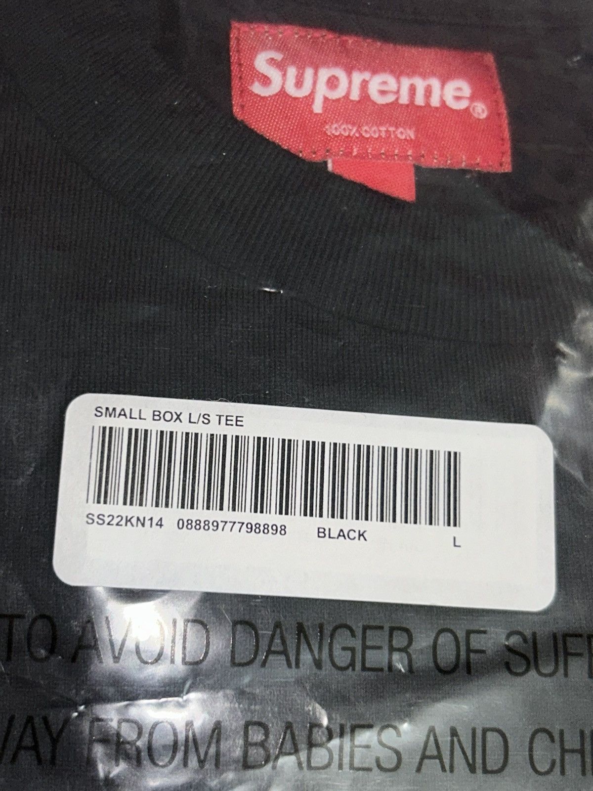 Supreme Supreme Small Box Logo Long Sleeved Tee size Large NEW Size US L / EU 52-54 / 3 - 7 Thumbnail