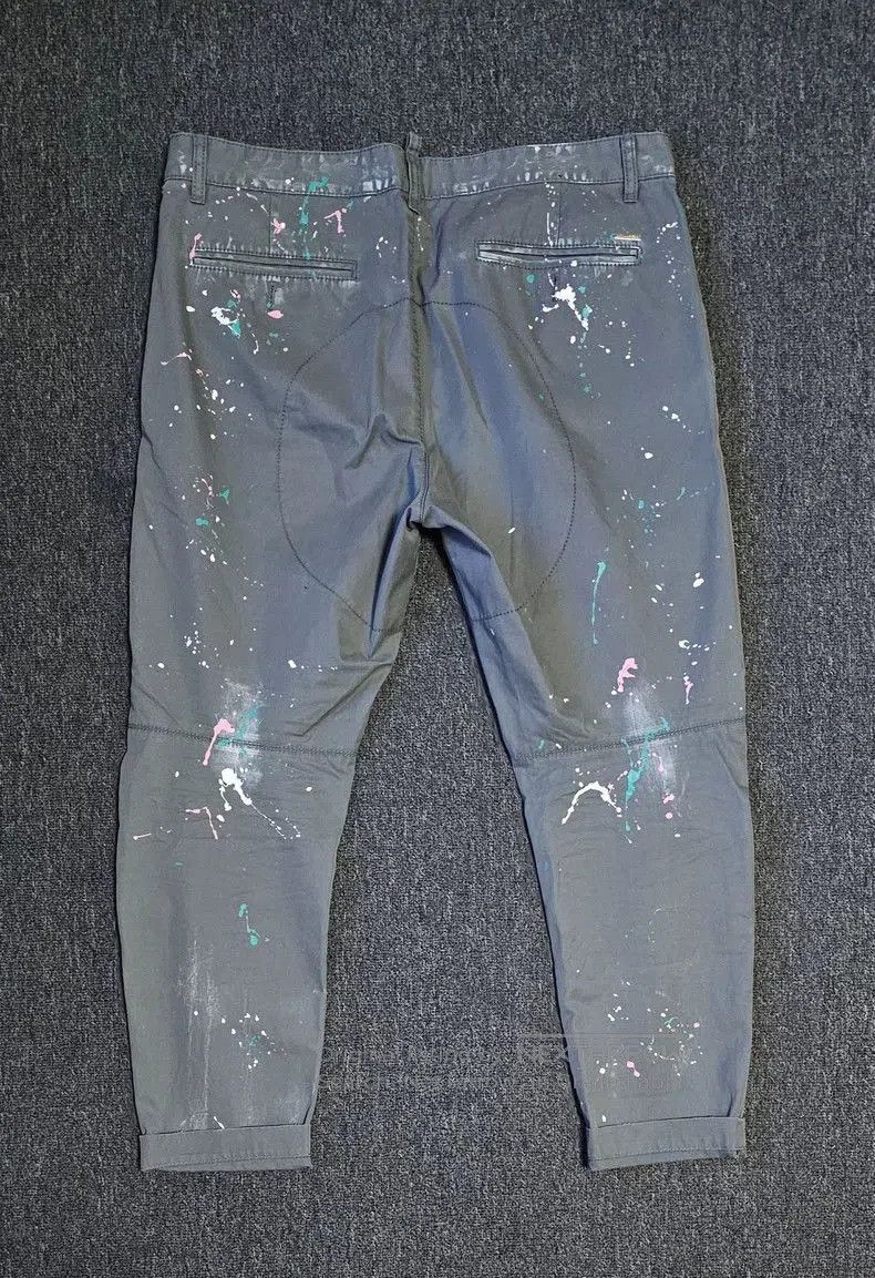 Dsquared2 DSQUARED2 Men's Paint Splatter Chino Pants. Size US 34 / EU 50 - 3 Thumbnail