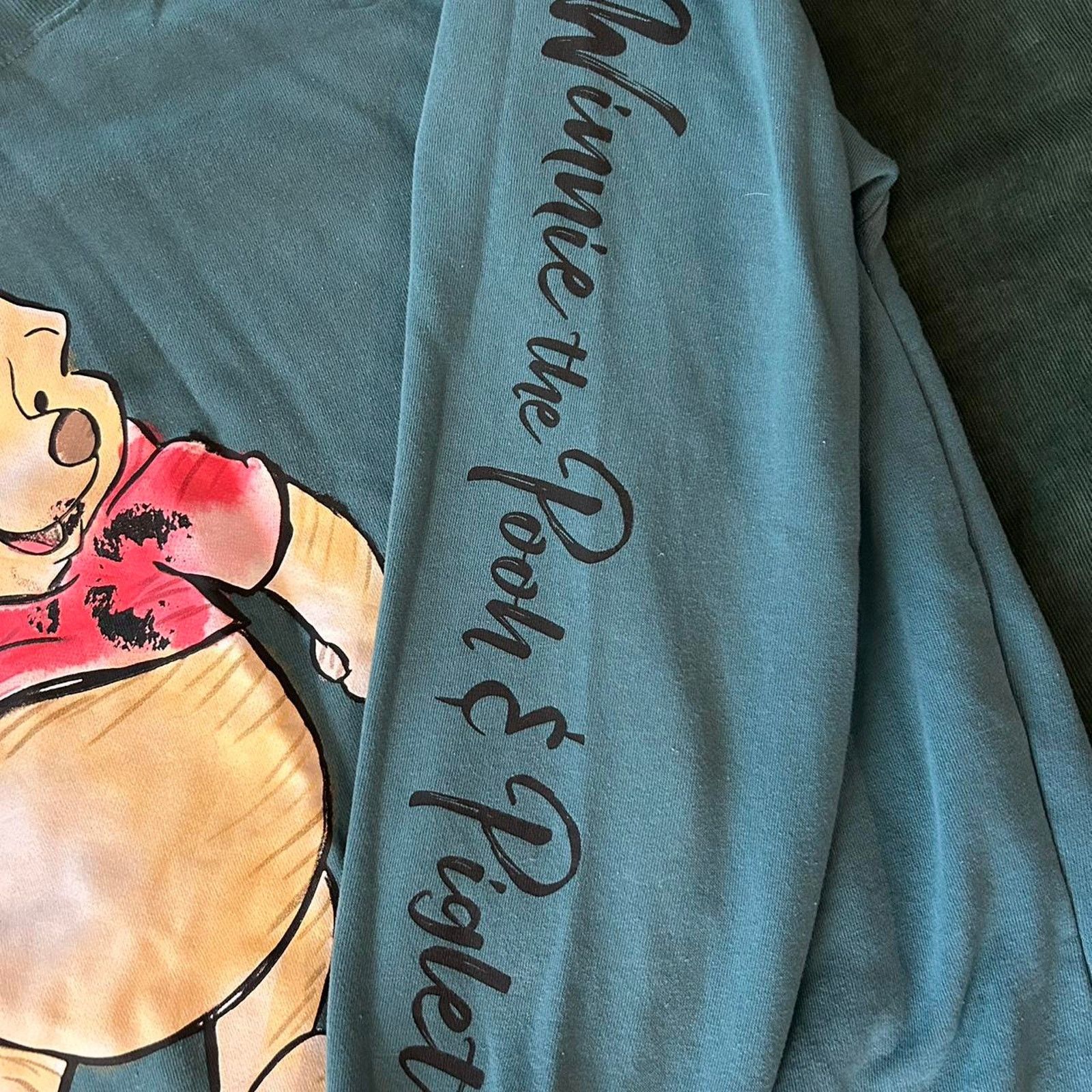 Disney Rare y2k winnie the pooh sweatshirt) Size XL / US 12-14 / IT 48-50 - 2 Thumbnail