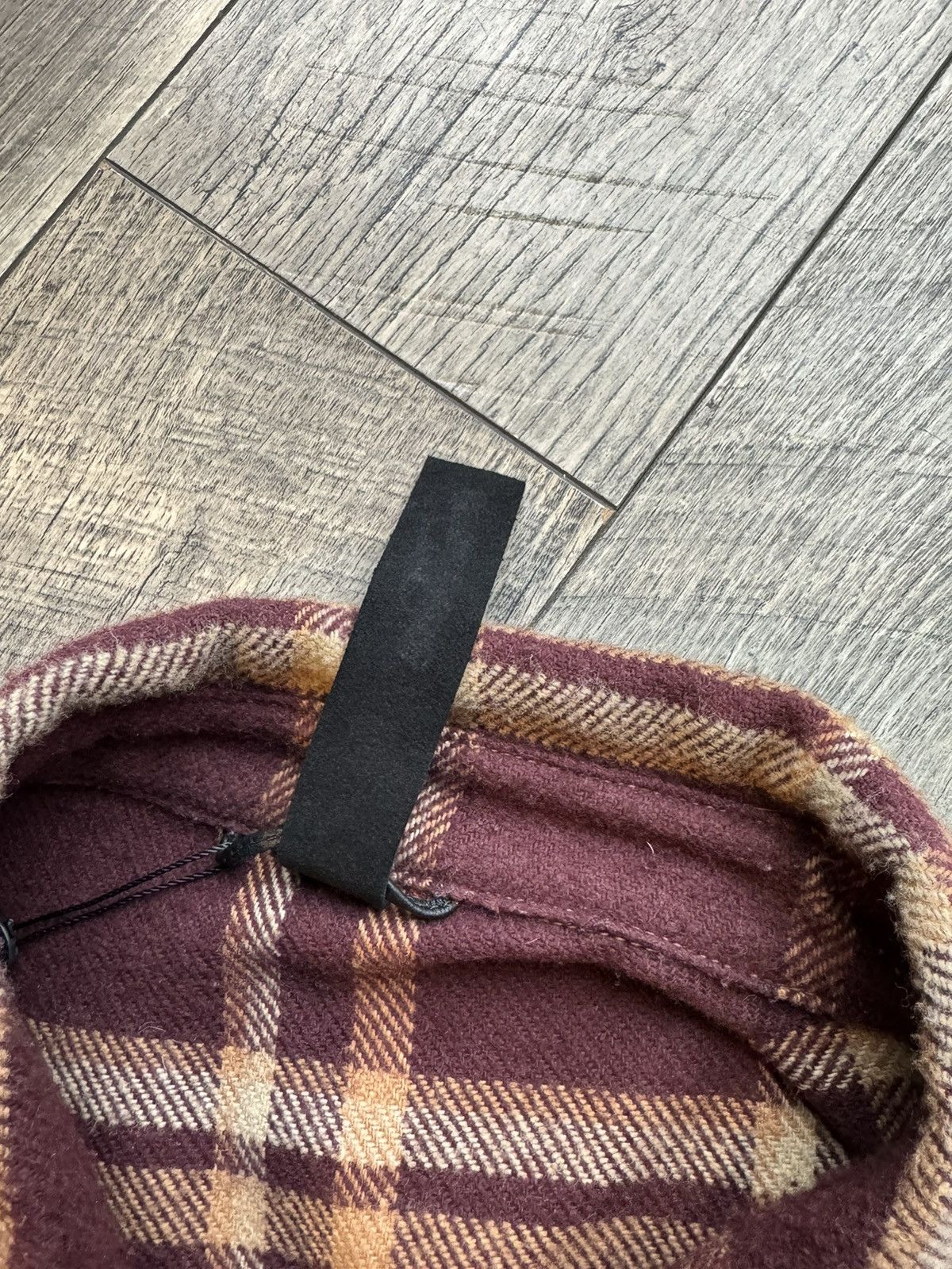 Chrome Hearts Chrome Hearts Burgundy Cross Patch 1/1 Long Sleeve Flannel Size US L / EU 52-54 / 3 - 9 Thumbnail