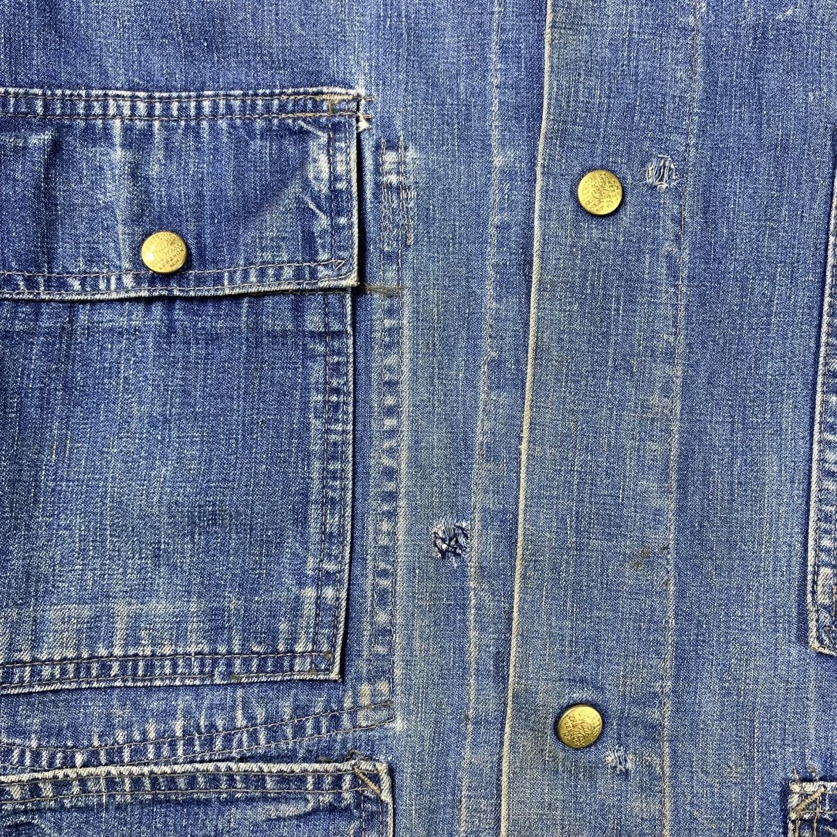 Sears × Vintage (SOLD OUT) Vintage 60’s Carter’s Chore Jacket denim Size US L / EU 52-54 / 3 - 4 Thumbnail