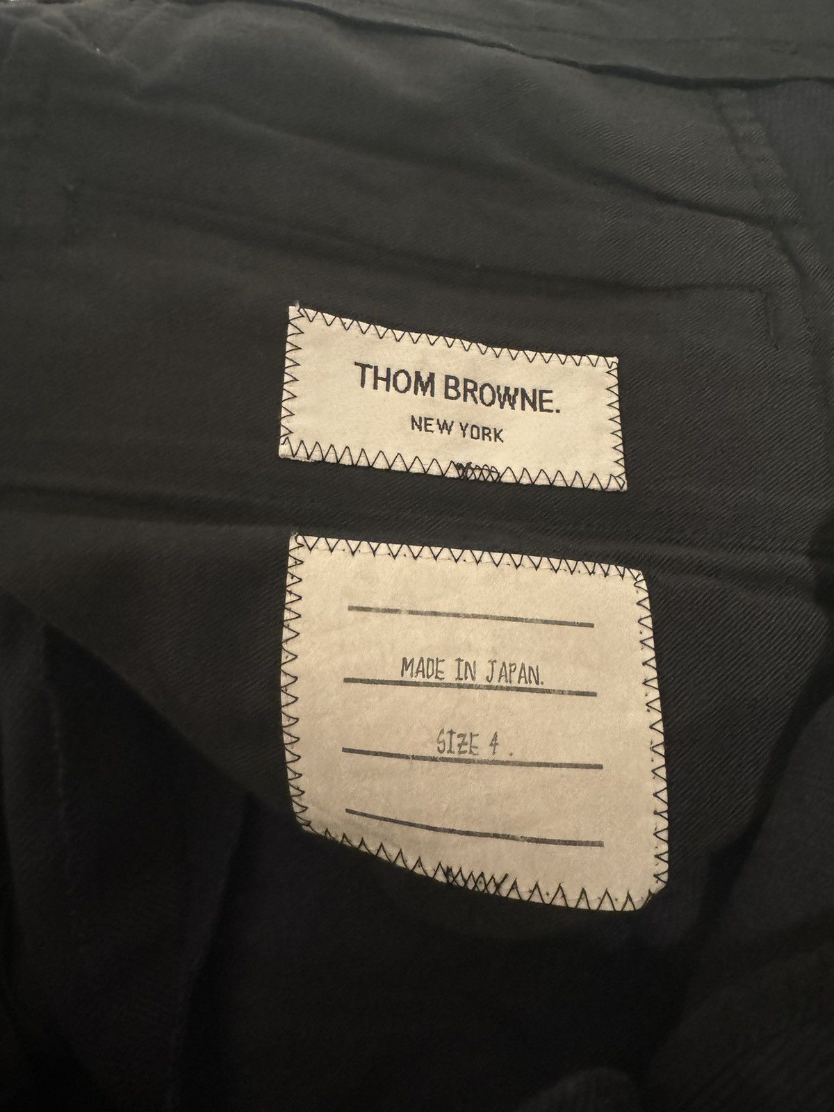 Thom Browne Navy Thom Browne Trousers Size US 34 / EU 50 - 4 Thumbnail