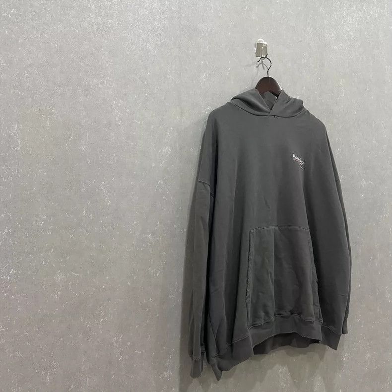 Balenciaga Balenciaga Hoodie, Size XS, Smoke Gray, with Logo Size US XS / EU 42 / 0 - 3 Thumbnail