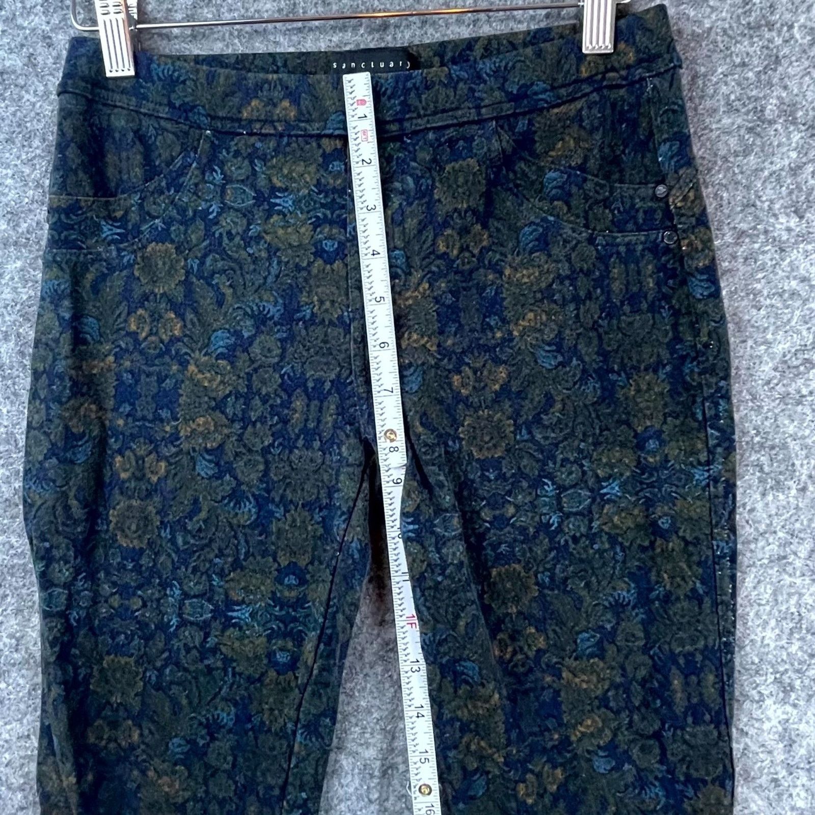 Sanctuary Sanctuary Leggings Womens Small Blue Elastic Stretch Pants Size 26" / US 2 / IT 38 - 5 Thumbnail