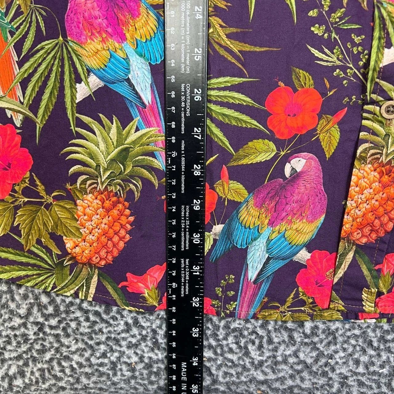 Grassroots California Greg Lutzka Shirt Men Hawaiian Button Up Short Sleeve 2XL Size US XXL / EU 58 / 5 - 3 Thumbnail