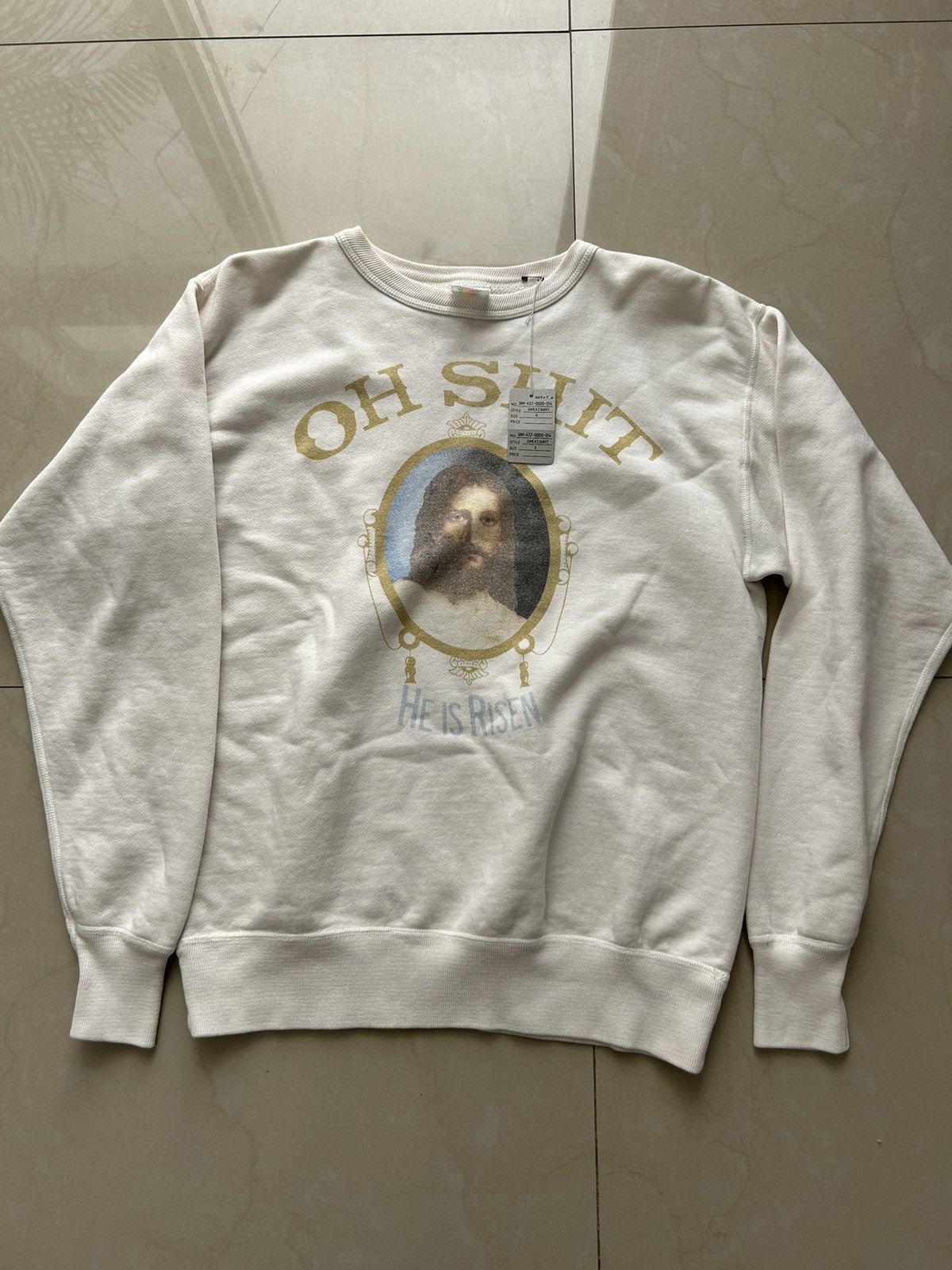 Saint Michael Saint Michael oh shit he is risen crewneck Size US S / EU 44-46 / 1 - 1 Thumbnail