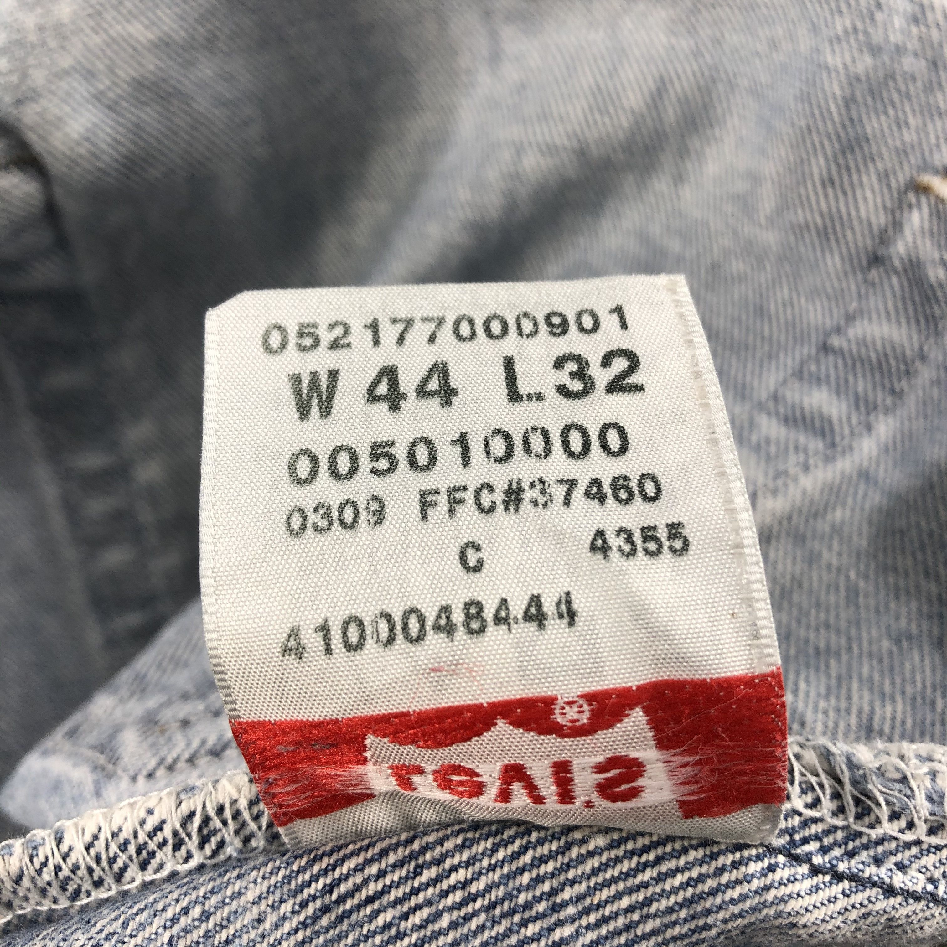 Levi's Vintage Distress Levis 501 Jeans-J1124 Size US 41 - 11 Thumbnail