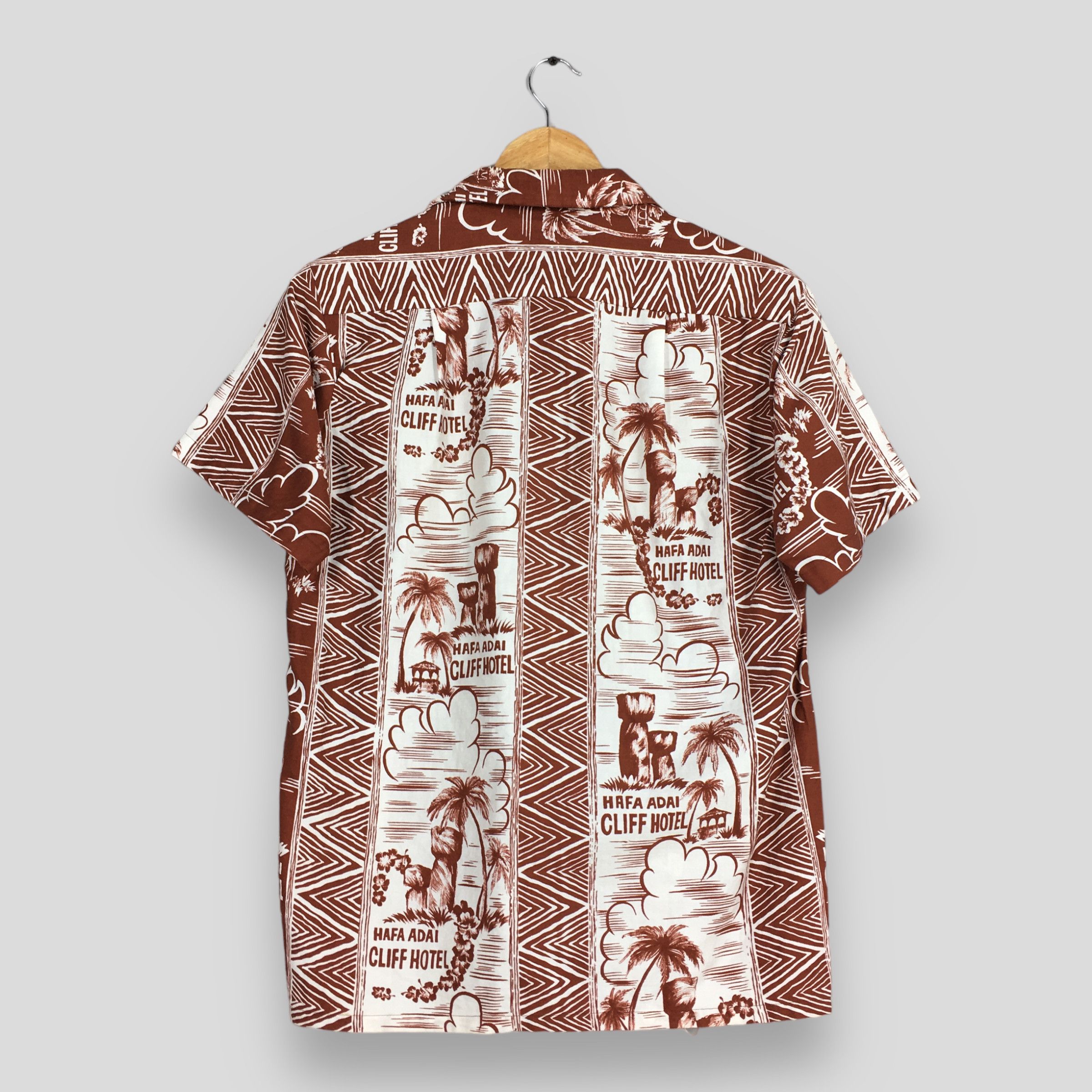 Other Vintage Hawaii Aloha Brown 70s Surf Shirts Medium Size US M / EU 48-50 / 2 - 6 Thumbnail
