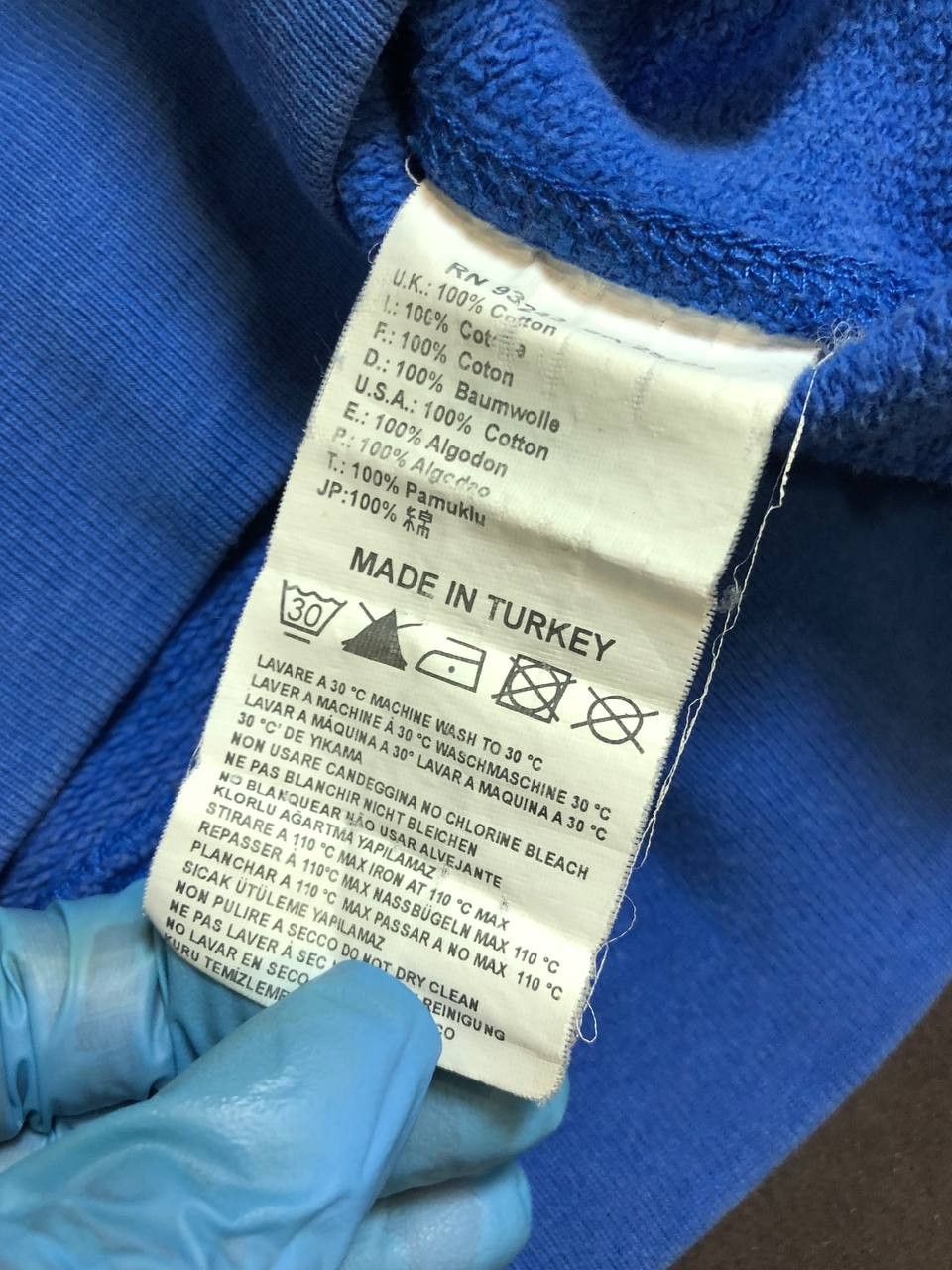 Diesel Vintage Y2K Diesel Big Logo Faded Distressed Hoodie Size US XL / EU 56 / 4 - 3 Thumbnail