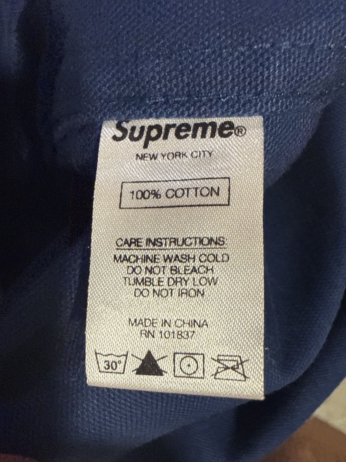 Comme des Garcons SHIRT × Supreme Supreme Men's Blue and Navy Jacket Size US S / EU 44-46 / 1 - 6 Thumbnail