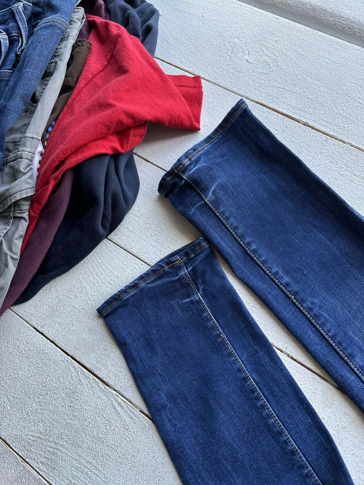 G-Star VNTG🚨G STAR RAW Jeans AVANT GARDE Washed Denim y2k Size 22" - 4 Thumbnail