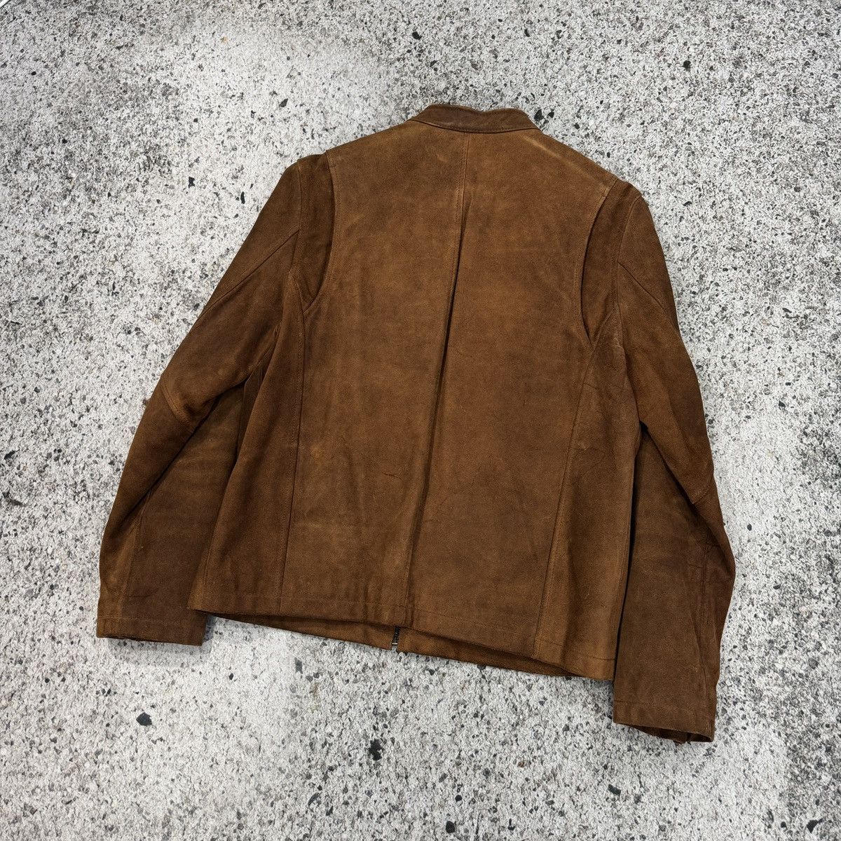 Levi's Vintage Levi's Cognac Brown Suede Cafe Racer Jacket Size US M / EU 48-50 / 2 - 10 Thumbnail