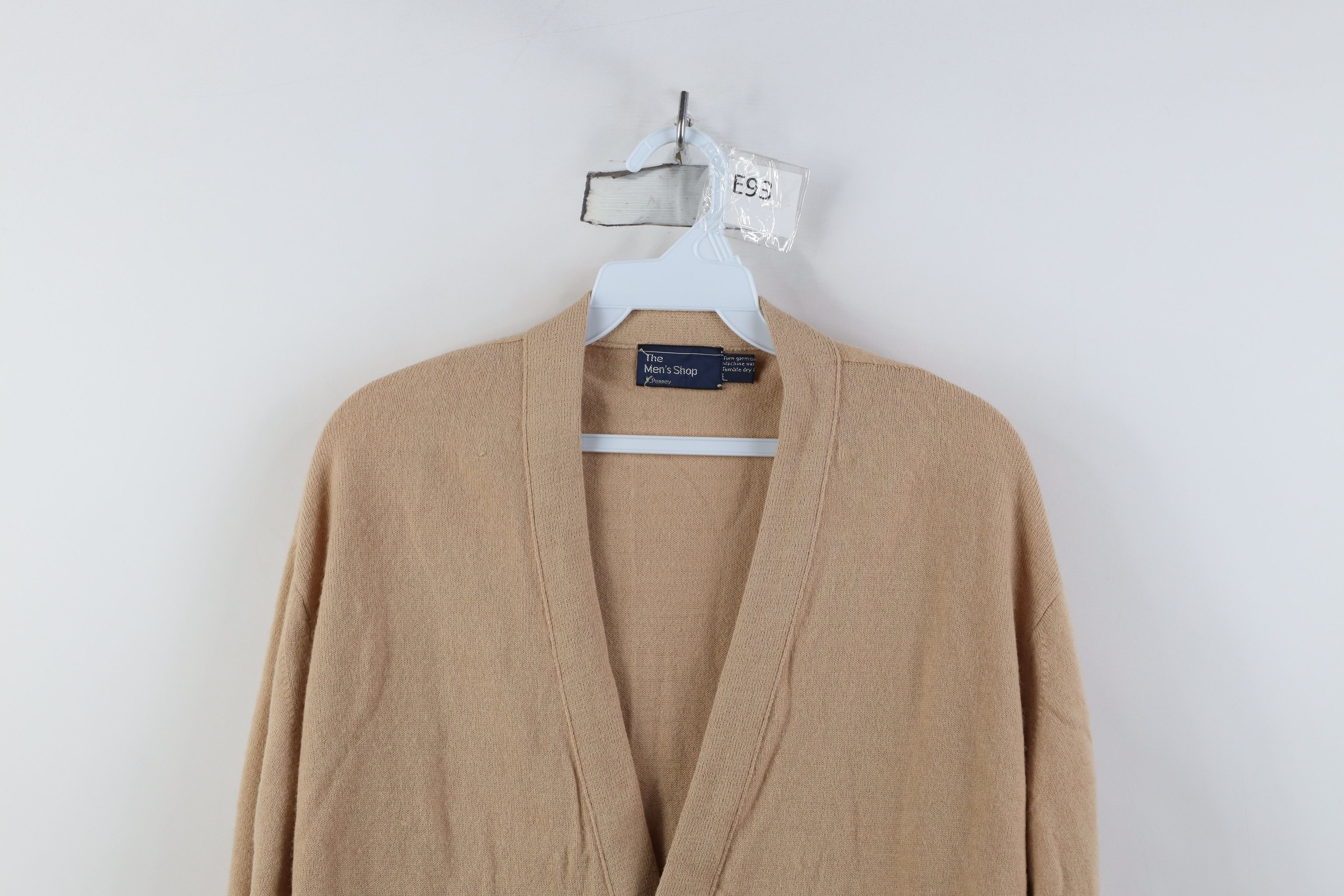 Vintage Vintage 70s Streetwear Soft Knit Cardigan Sweater Khaki USA Size US L / EU 52-54 / 3 - 2 Thumbnail
