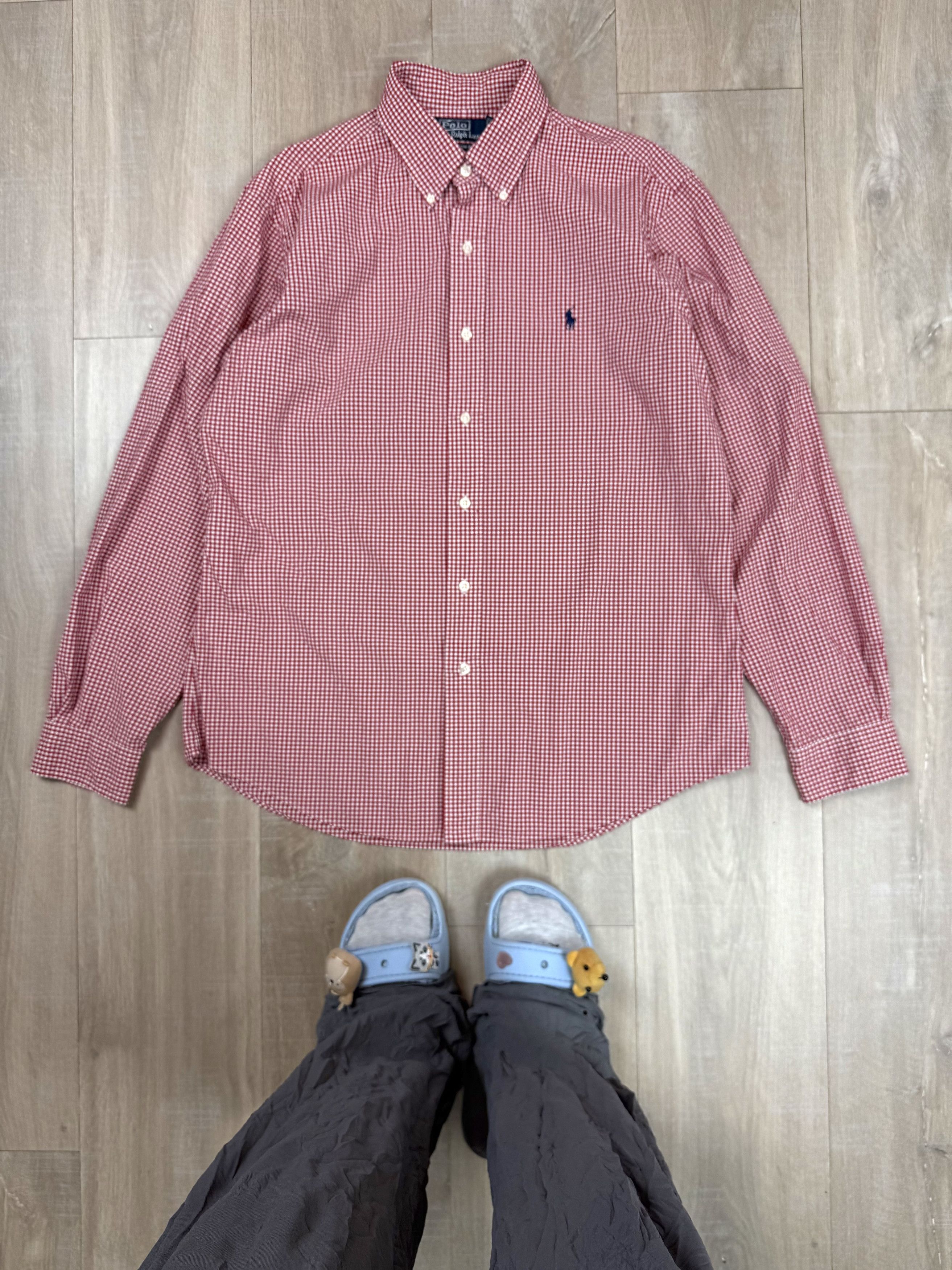 Polo Ralph Lauren Vintage Polo Ralph Lauren Shirt White/Red Size US L / EU 52-54 / 3 - 1 Thumbnail