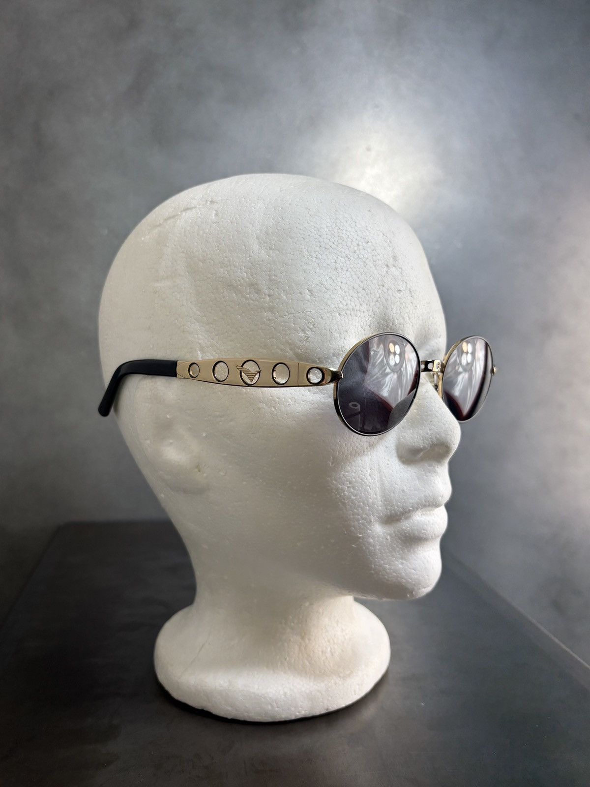 Designer NOS 1990s Sunglasses Metal JPG Diesel Sover Italy Deadstock Size ONE SIZE - 7 Thumbnail