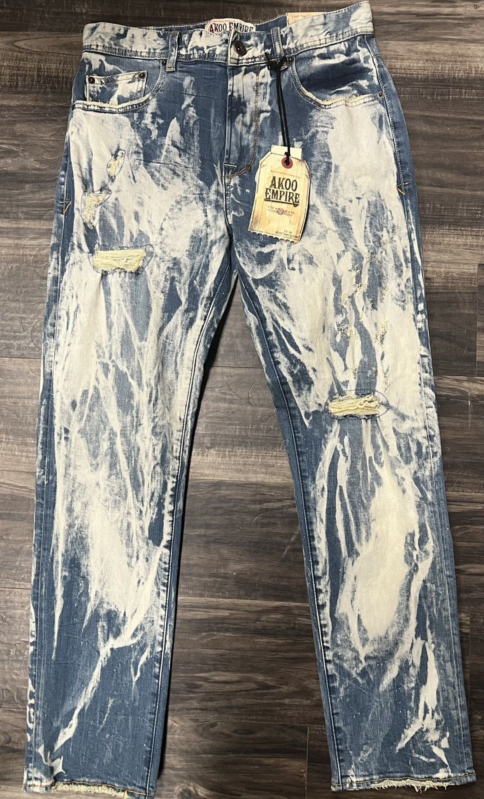 AKOO Men’s Akoo jeans delinquent fit Size US 36 / EU 52 - 1 Thumbnail