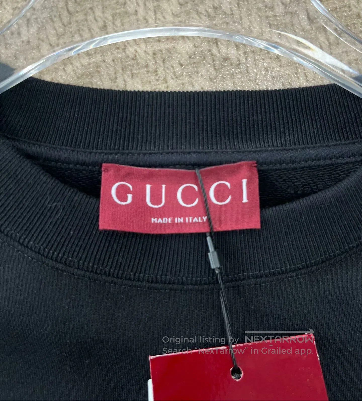 Gucci Gucci Black Logo Sweatshirt Size S. Size US S / EU 44-46 / 1 - 4 Thumbnail