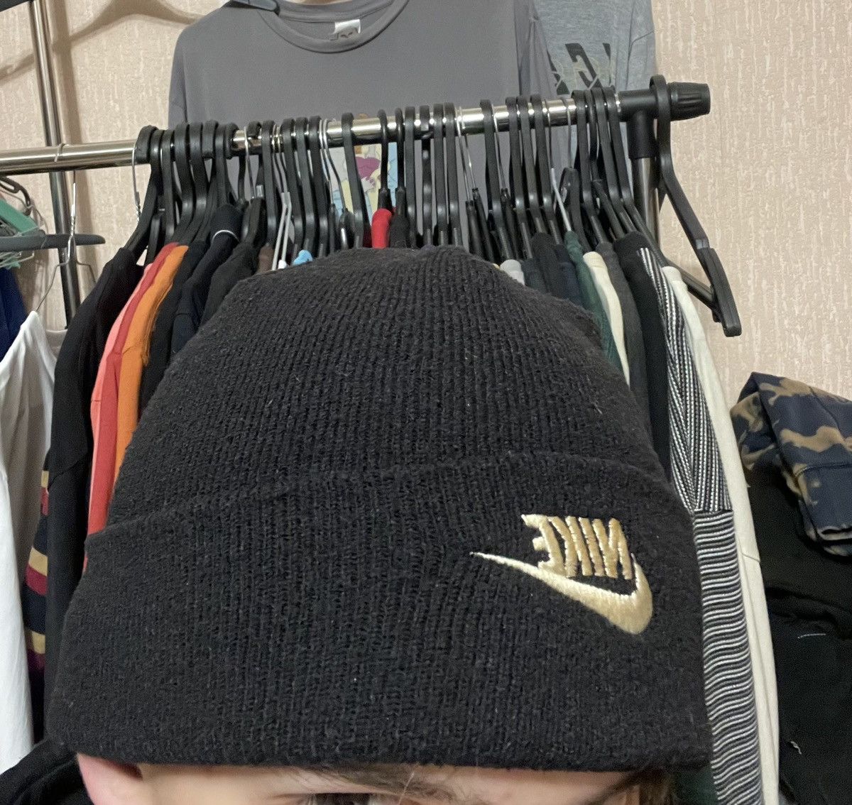 Nike Vintage Nike Beanie Hat 90s Size ONE SIZE - 5 Thumbnail
