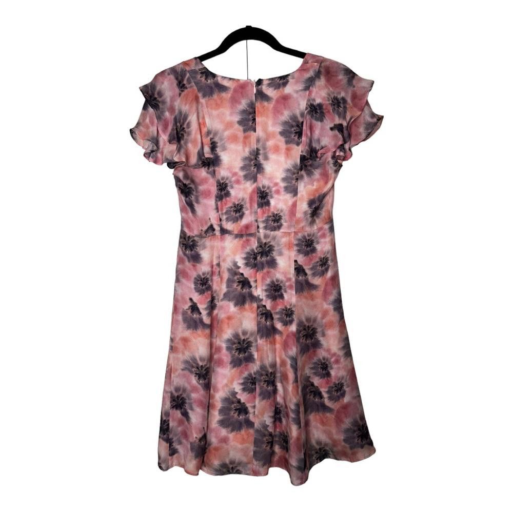 Packer Shoes Parker l Silk Shift Women's Dress Feathered Floral Small Size S / US 4 / IT 40 - 3 Thumbnail