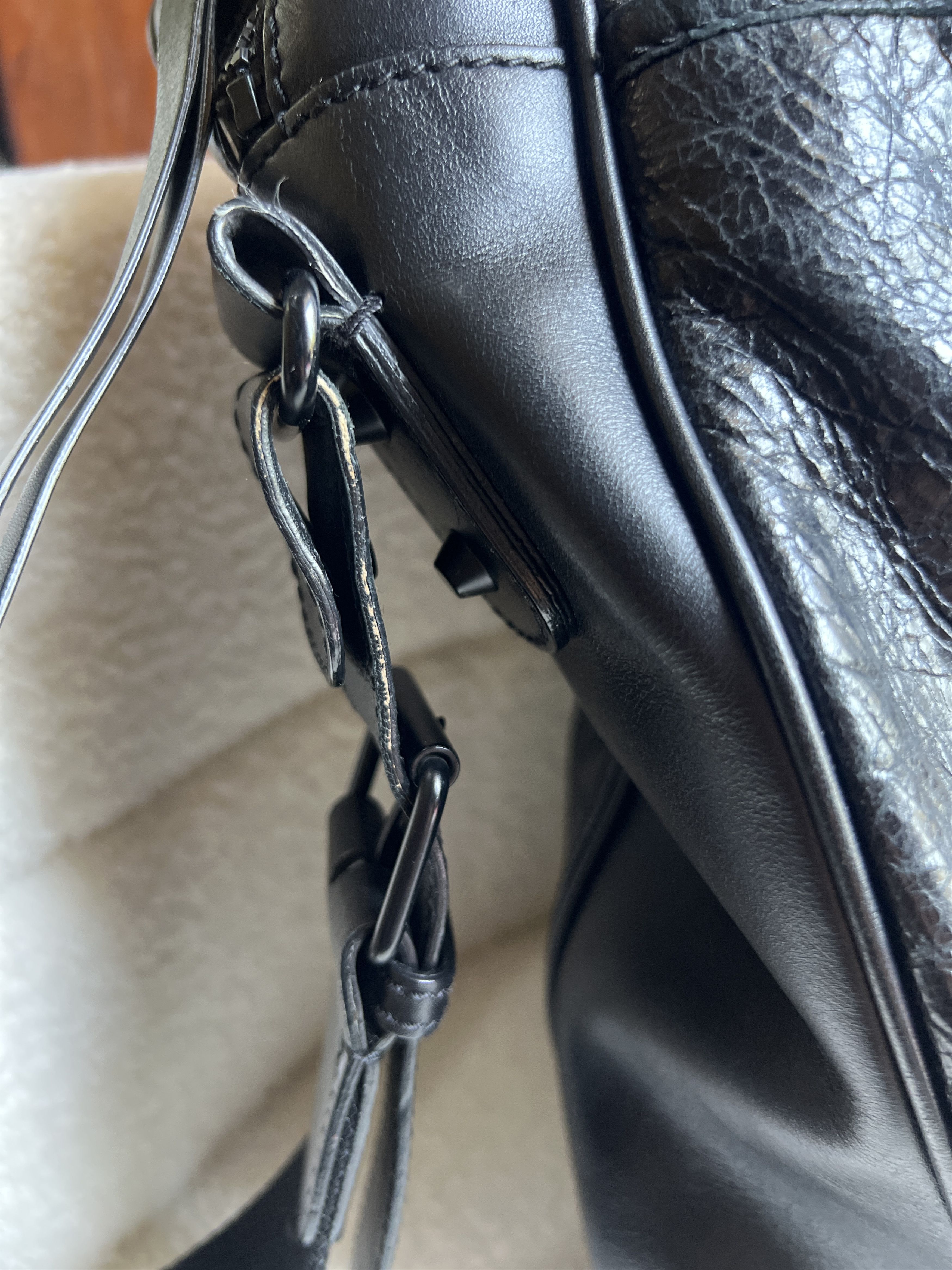 Balenciaga Balenciaga Lambskin Motocross Classic Reporter Crossbody Size ONE SIZE - 11 Thumbnail