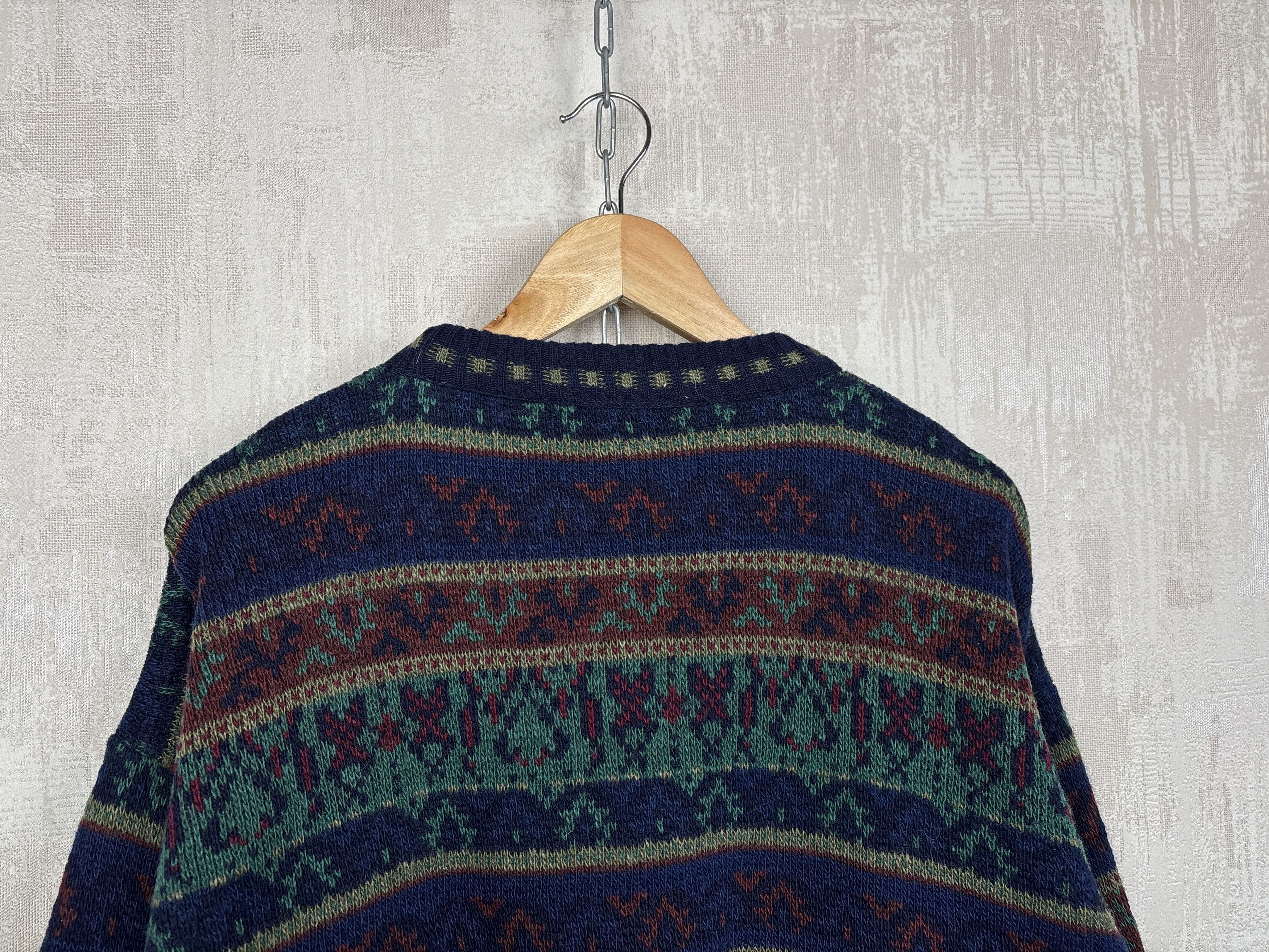 Other Dunn & Co Vintage Knit Sweater Wool Blend Fair Isle Pattern Size US L / EU 52-54 / 3 - 13 Thumbnail