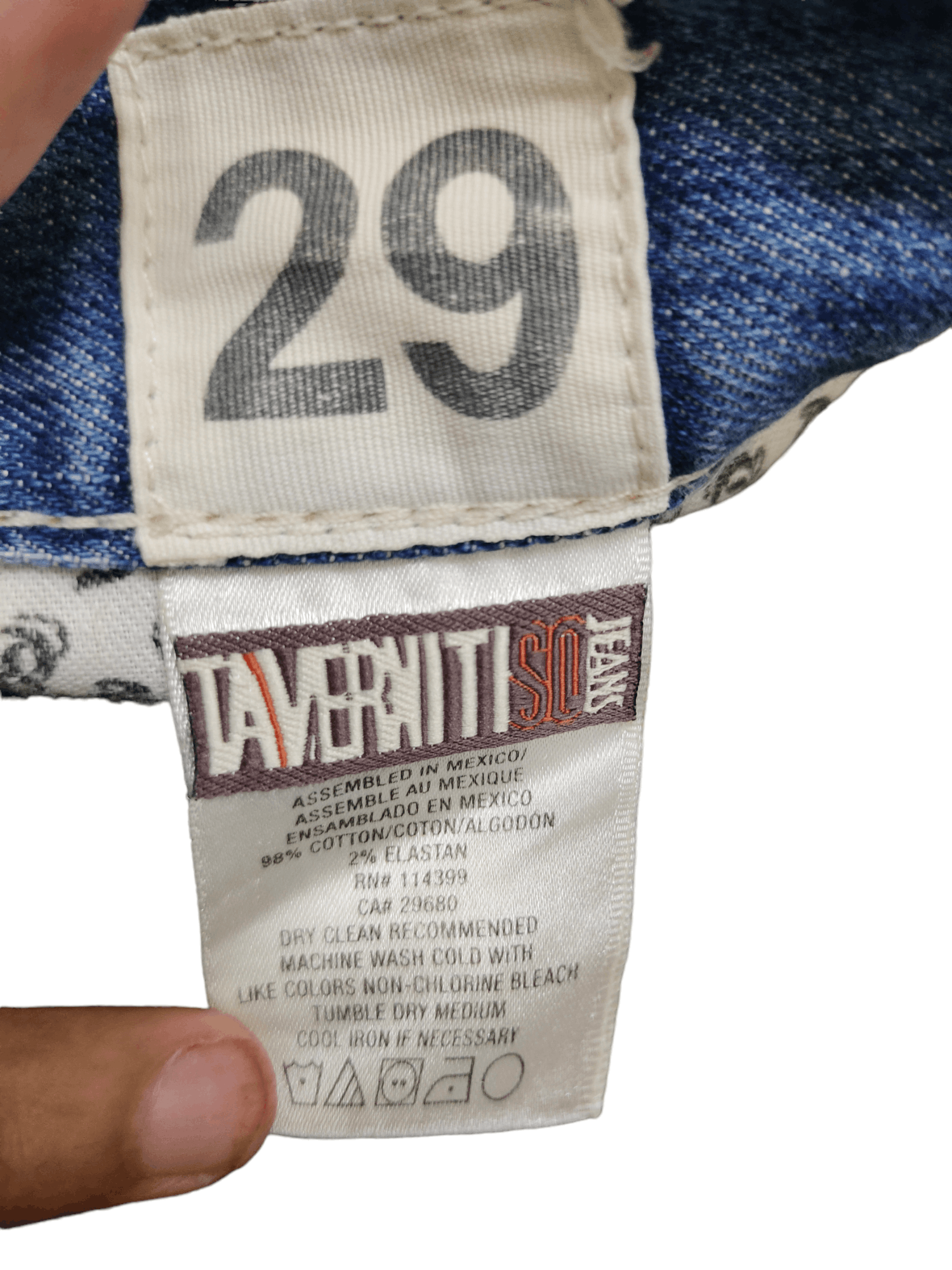 Taverniti Vintage Taverniti Jeans Distressed Faded Denim Jeans Size US 30 / EU 46 - 21 Thumbnail
