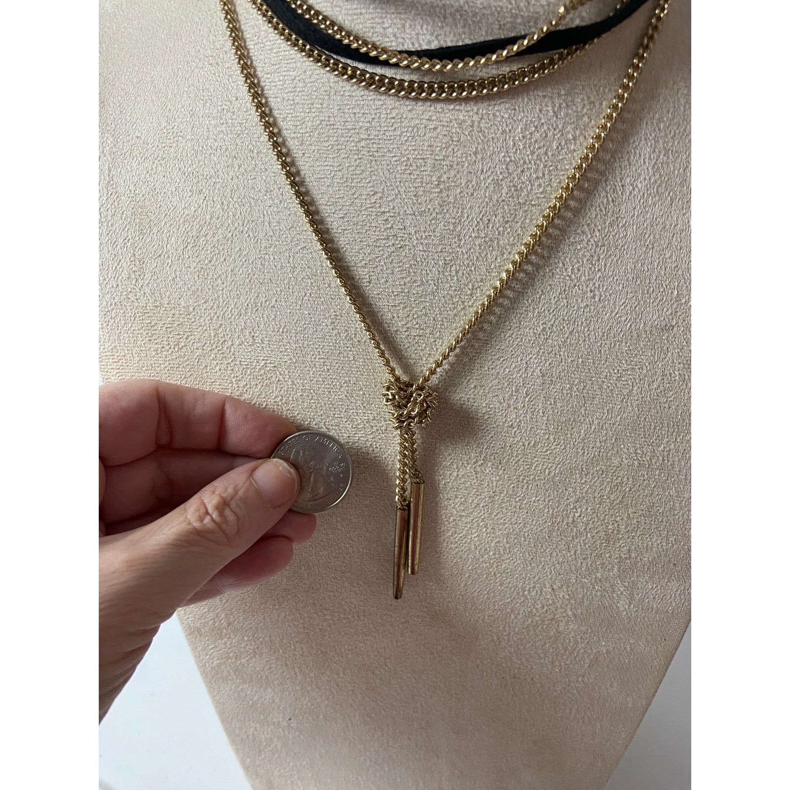 Other Sugarfix Gold Tone Layered Choker Necklace Size ONE SIZE - 2 Thumbnail
