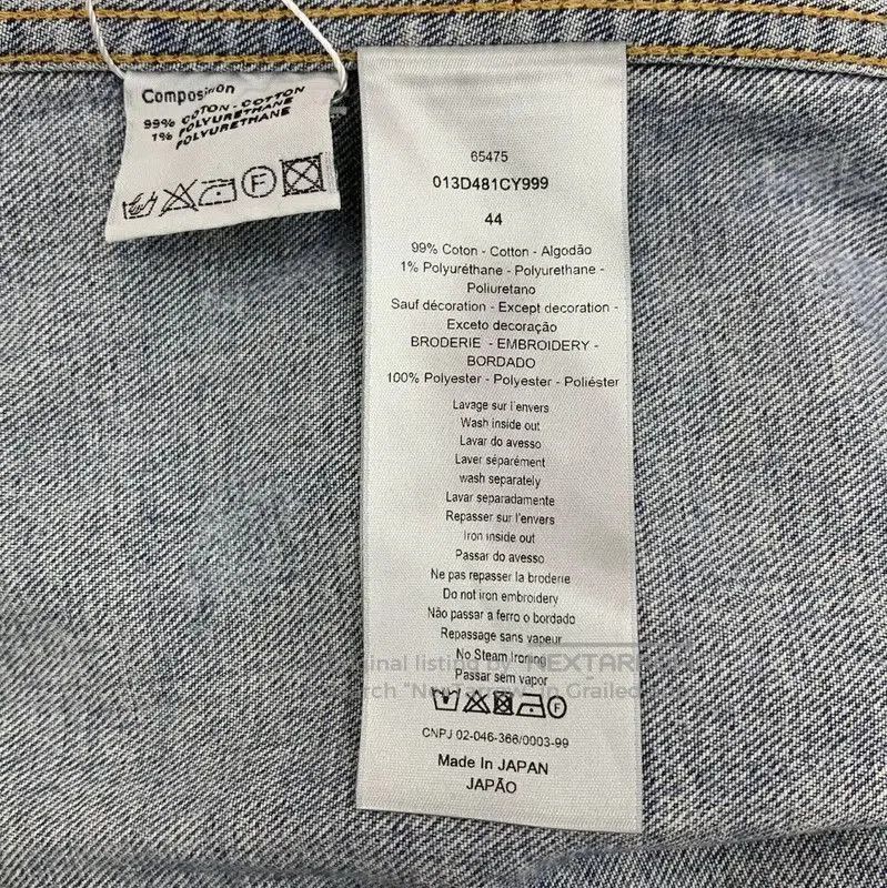 Dior Dior Blue Cotton Women's Jacket . Size L / US 10 / IT 46 - 7 Thumbnail