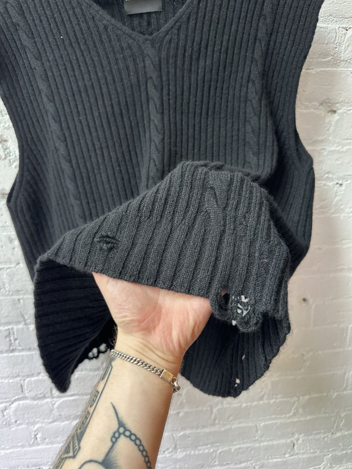 Enfants Riches Deprimes ERD Cashmere Knit Vest Size US XL / EU 56 / 4 - 2 Thumbnail