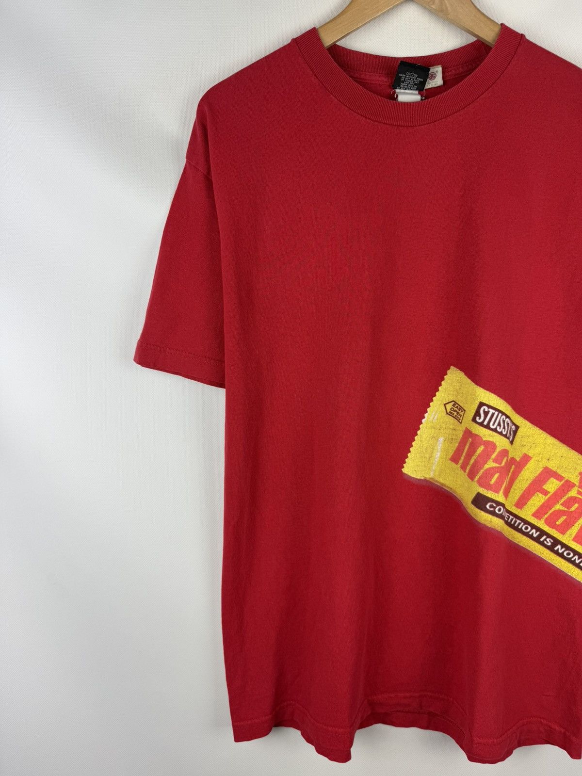Stussy × Vintage Stussy Mad Flavor Vintage Y2K Men’s Big Logo T Shirt Size L Size US L / EU 52-54 / 3 - 2 Thumbnail