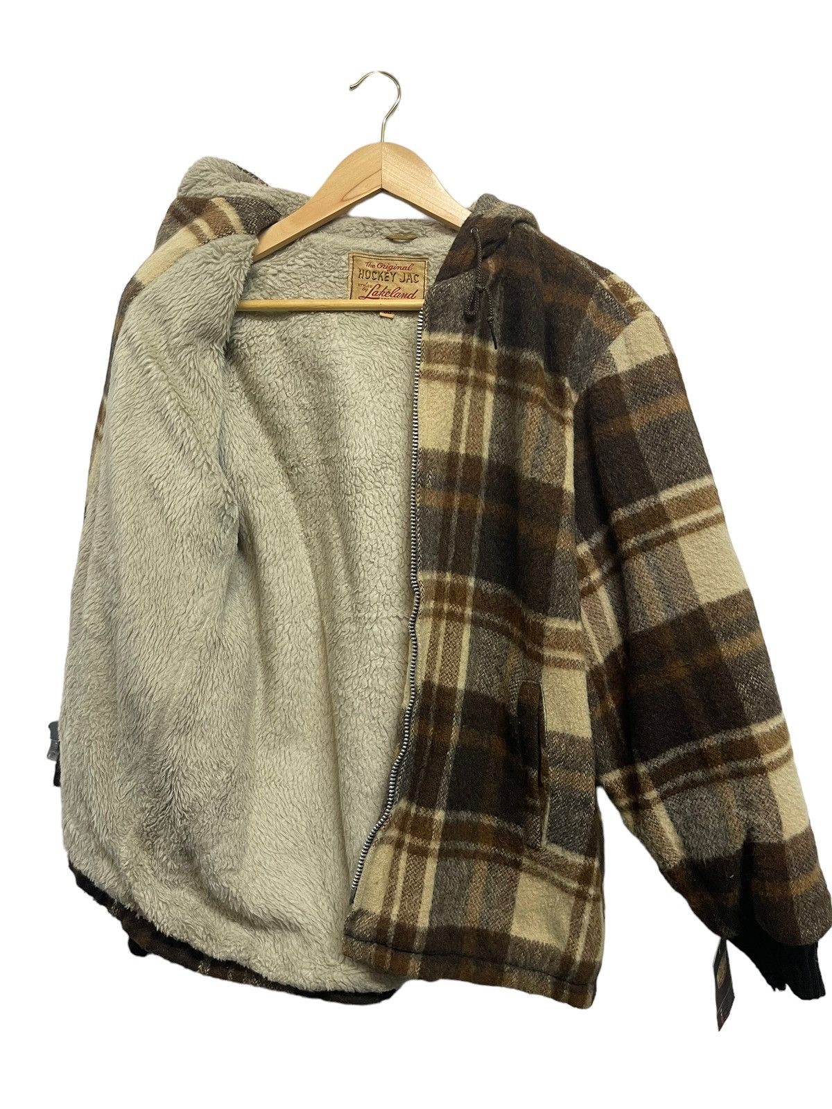 Flannel × NHL HOCKEY JAC HOODED FLANNEL VARSITY JACKET #SKU-V33 DP1 Size US L / EU 52-54 / 3 - 8 Thumbnail