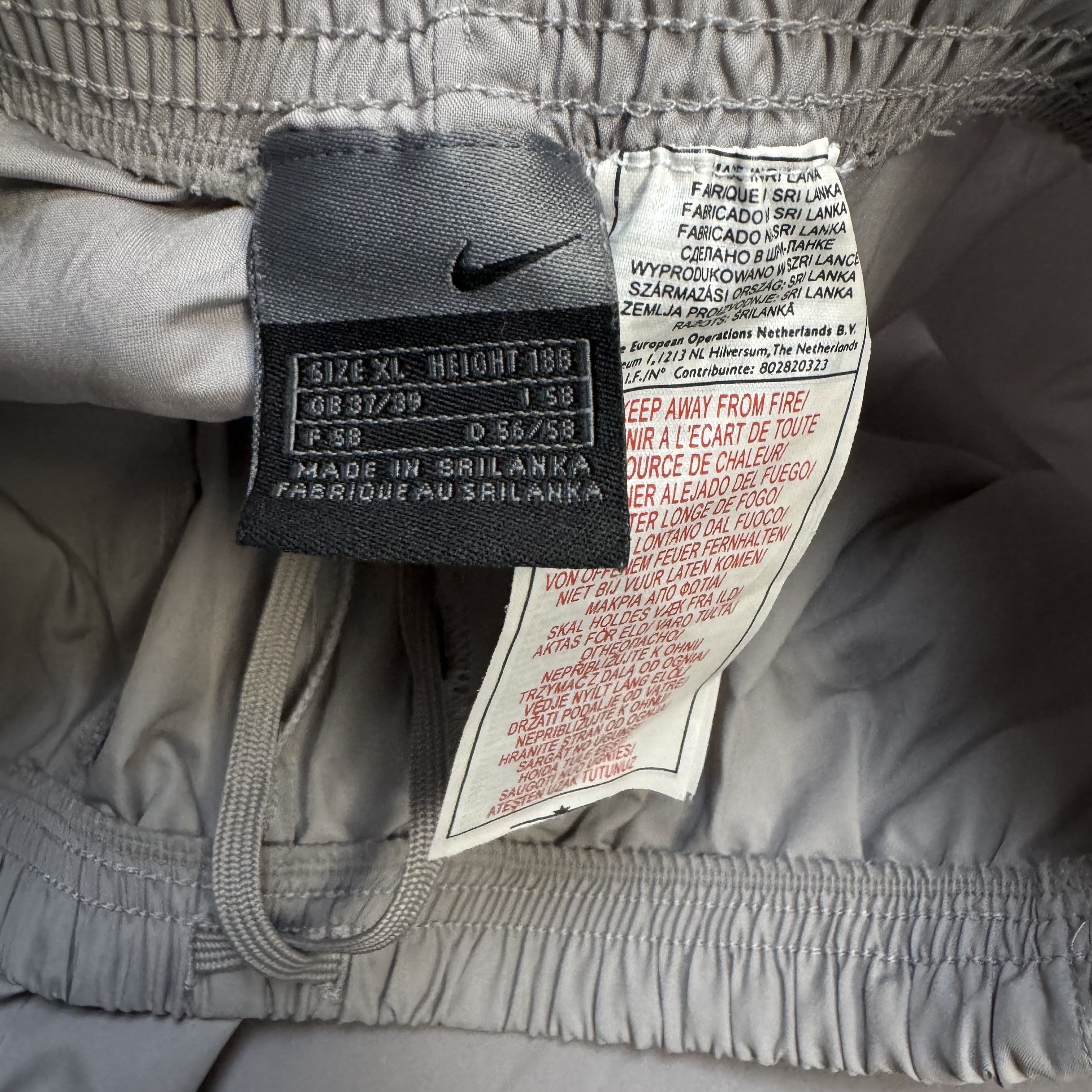 Nike × Vintage NIKE REFLECTIVE STRIPES VINTAGE BAGGY PANTS DRILL SWOOSH Y2K Size US 36 / EU 52 - 10 Thumbnail