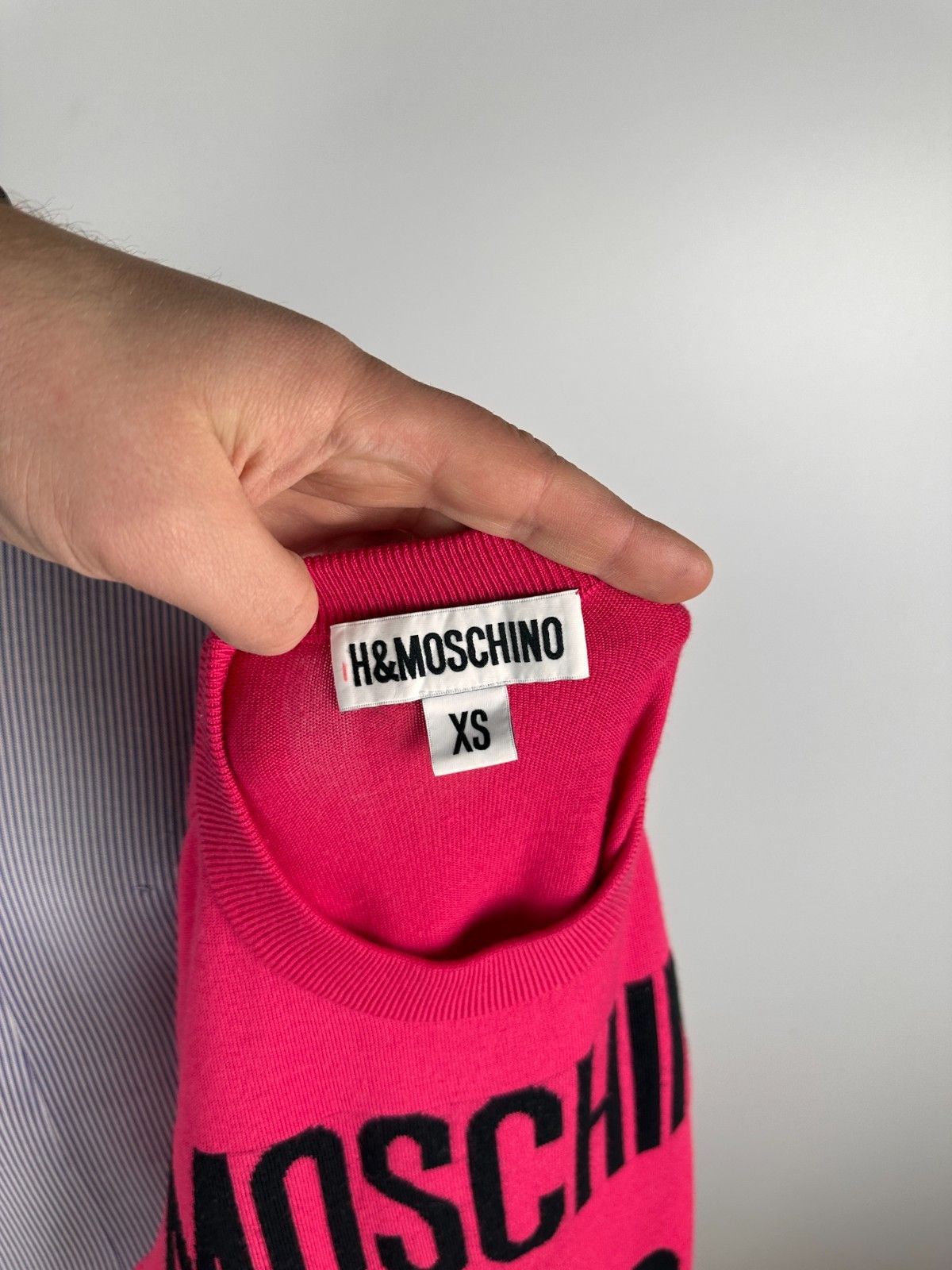 Moschino H&M Moschino Jumper Dress Merino Wool Disney Minnie Mouse XS Size XS / US 0-2 / IT 36-38 - 7 Thumbnail