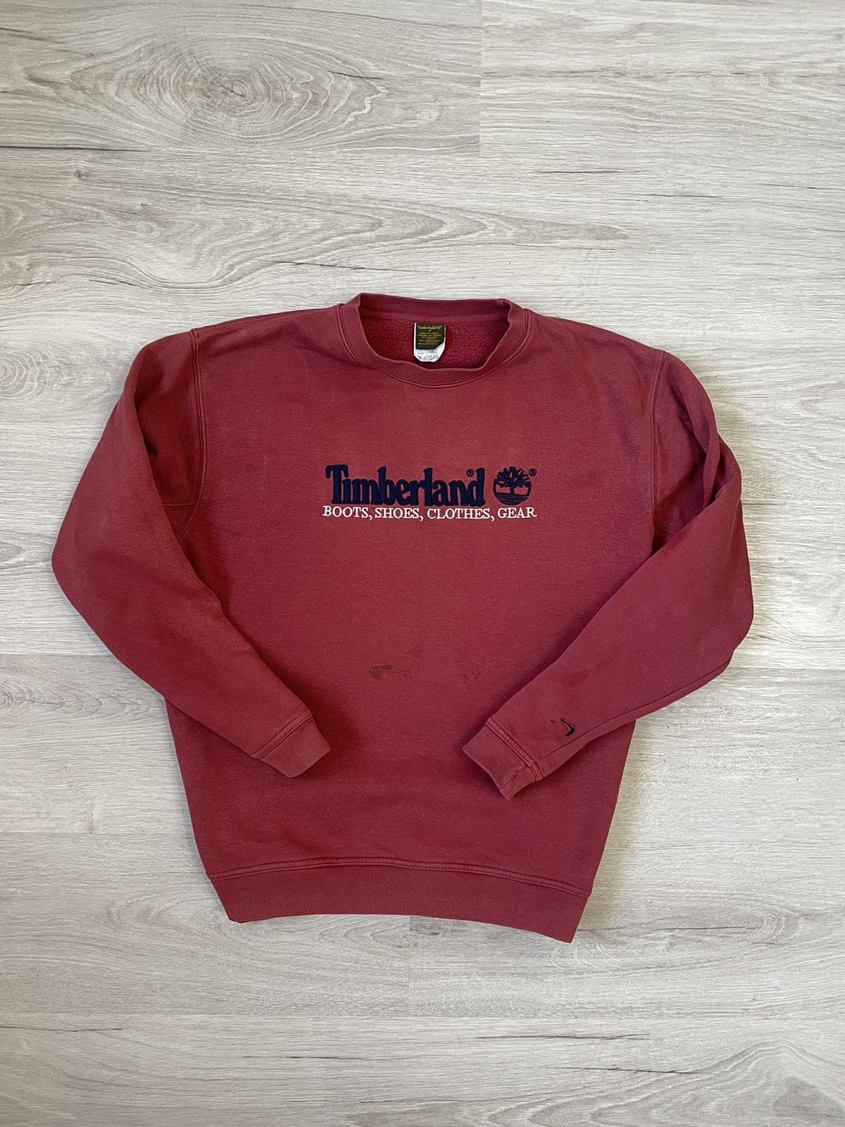 Timberland × Vintage Vintage Sweatshirt Timberland Rare Size US L / EU 52-54 / 3 - 2 Thumbnail