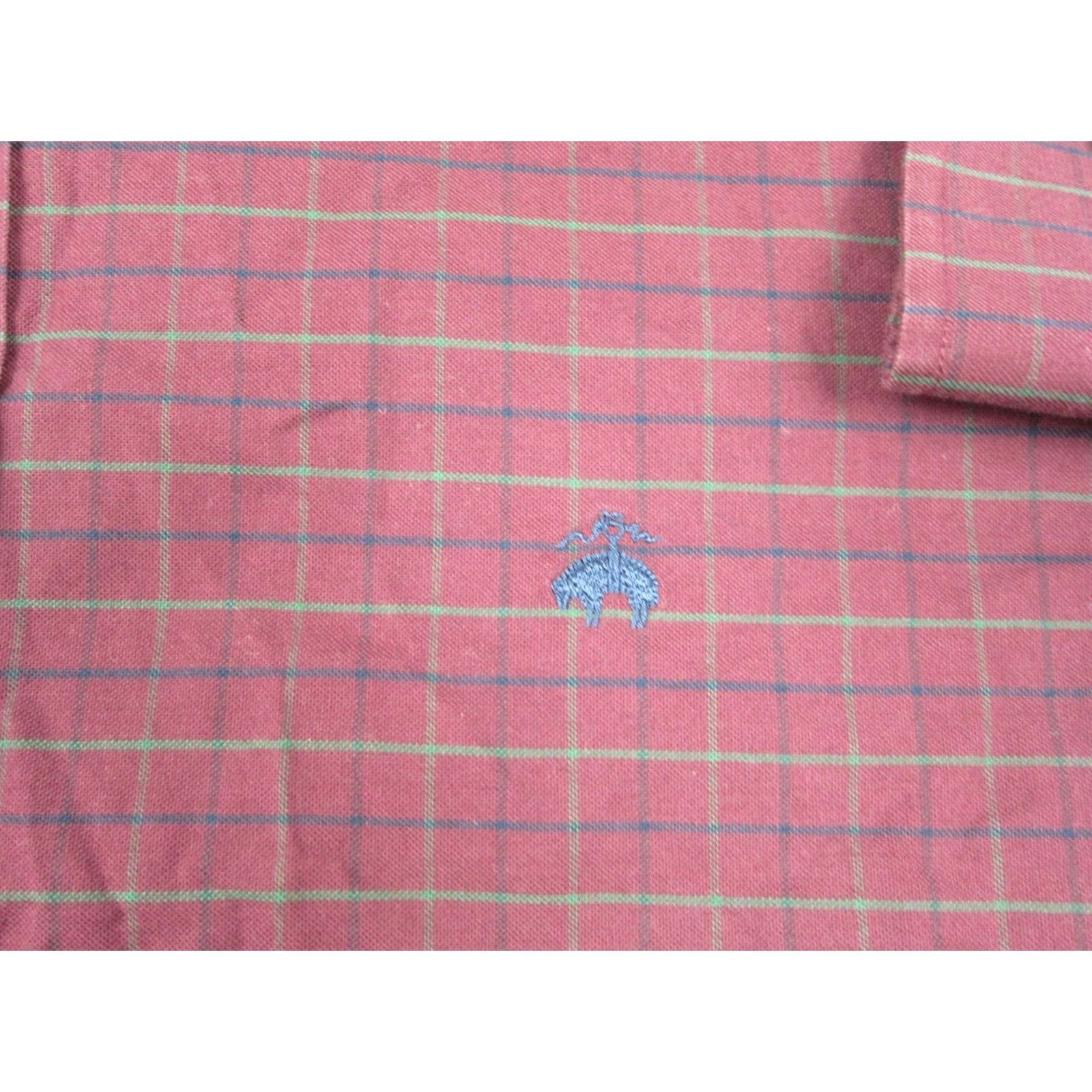 Brooks Brothers Brooks Brothers Shirt Adult XL Red Cotton Stretch Regent Fit Mens Button-Up Long Sleeve Button-Down Collar Classic, Preppy Pattern Check Non-Iron Size US XL / EU 56 / 4 - 3 Thumbnail