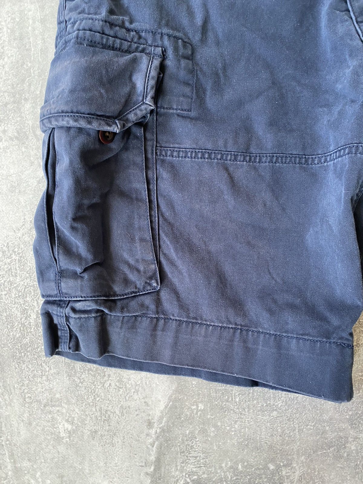 Polo Ralph Lauren × Vintage Polo Ralph Lauren Cargo Shorts Pockets Distressed Size US 36 / EU 52 - 4 Thumbnail