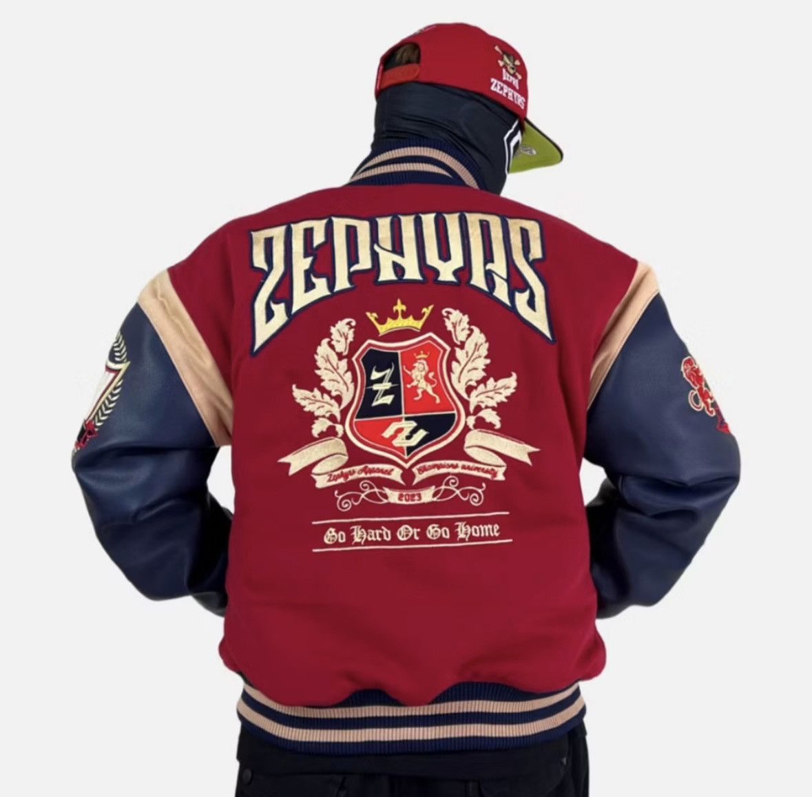 Other Varsity jacket red skull streetwear Size US L / EU 52-54 / 3 - 4 Thumbnail
