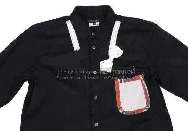 Comme des Garcons Comme Des Garcons Black vintage design sense shirt top Size US XS / EU 42 / 0 - 3 Thumbnail