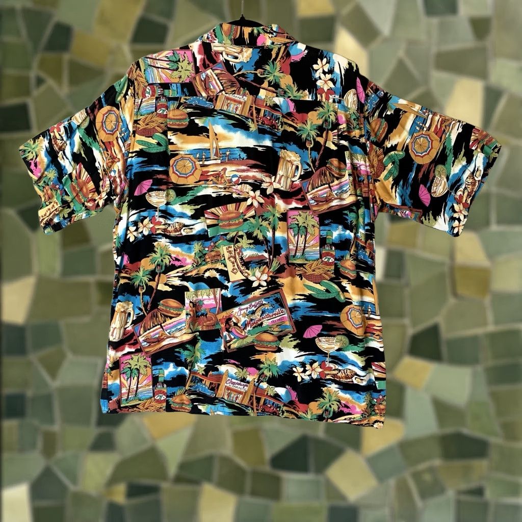Reyn Spooner VINTAGE Reyn Spooner Margaritaville Shirt Mens M Key West Hawaiian Rayon Shirt Size US L / EU 52-54 / 3 - 1 Thumbnail