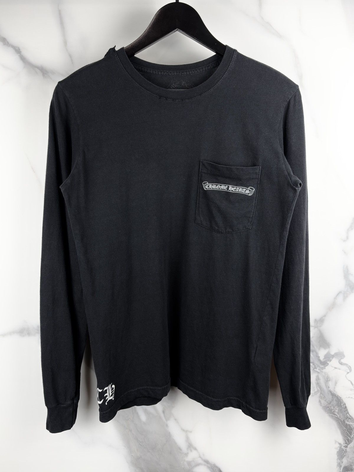 Chrome Hearts Chrome Hearts Vintage Plus Cross Logo Longsleeve Tshirt Size US S / EU 44-46 / 1 - 3 Thumbnail