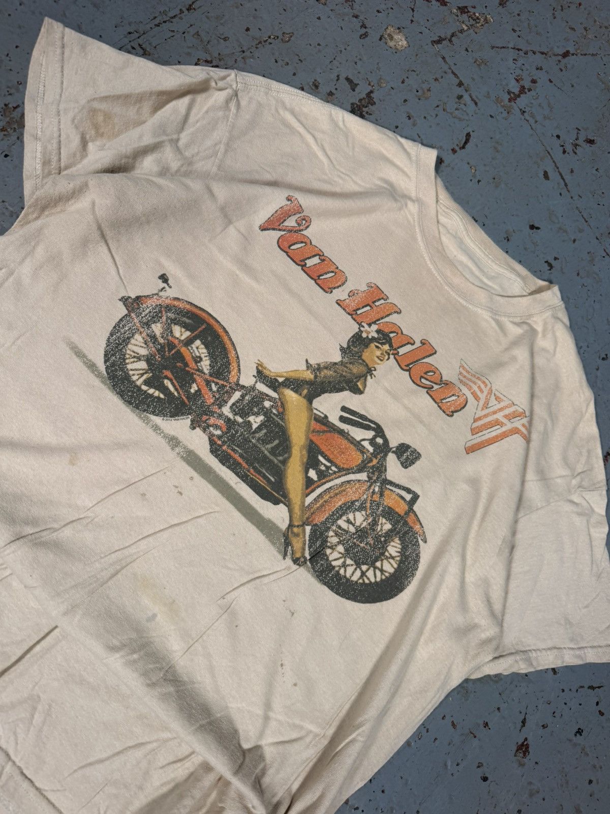 Vintage Vintage Van Halen Motorcycle Tee Size US L / EU 52-54 / 3 - 3 Thumbnail