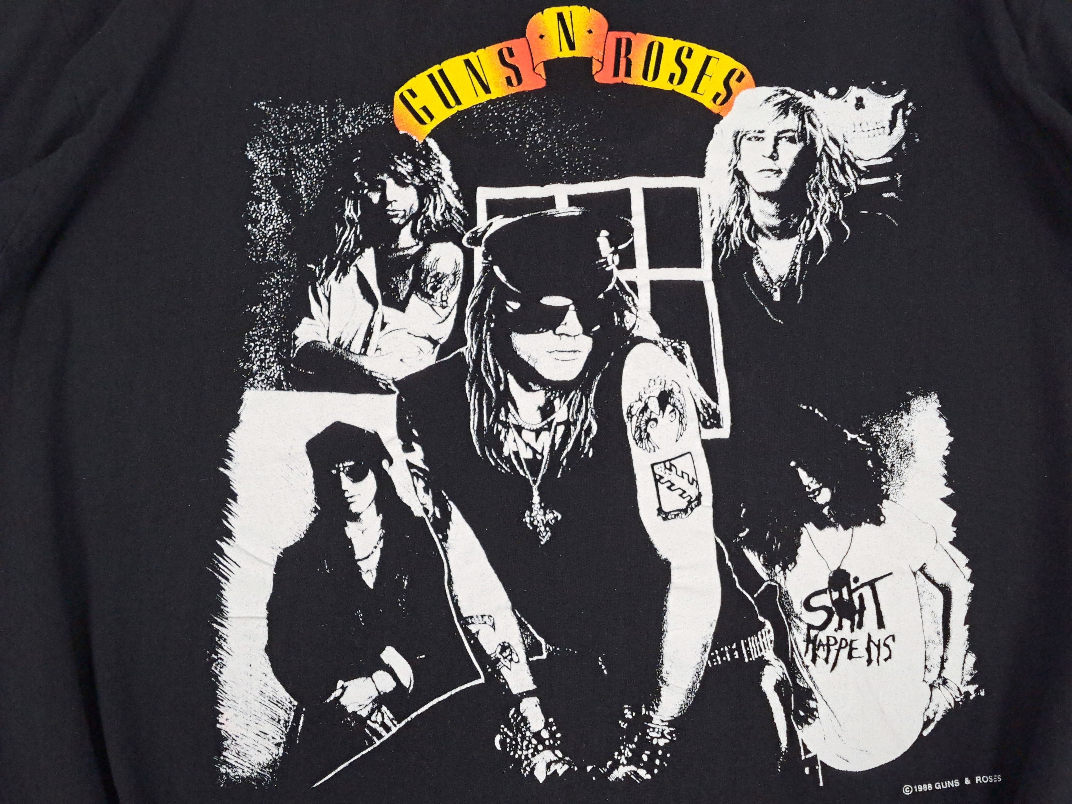 Vintage 1988 Guns N' Roses Appetite For Destruction T-shirt. Size US XL / EU 56 / 4 - 5 Thumbnail
