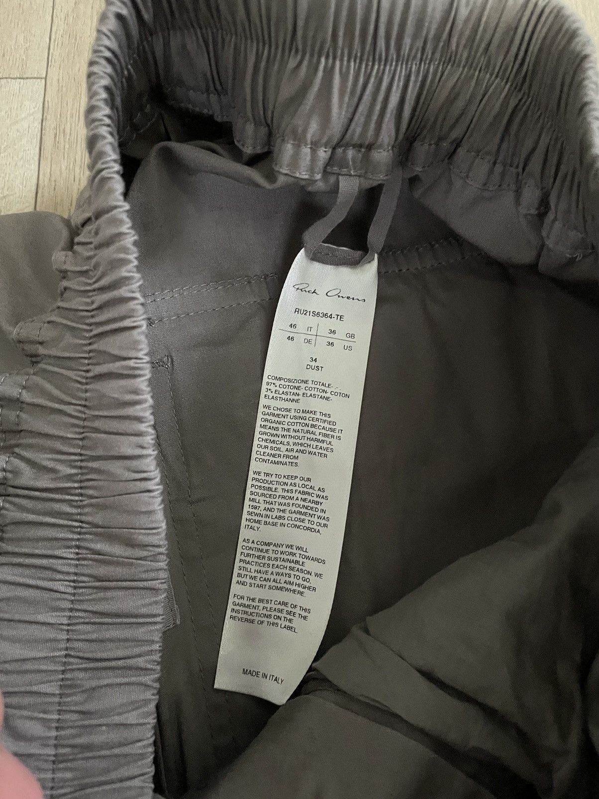 Rick Owens Size 46 Phlegethon Pannier Cargo Dust Size US 30 / EU 46 - 4 Thumbnail