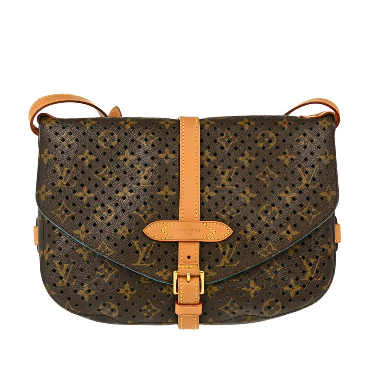 Louis Vuitton Louis Vuitton Flore Saumur Handbag Perforated Monogram Canvas Size ONE SIZE - 1 Thumbnail