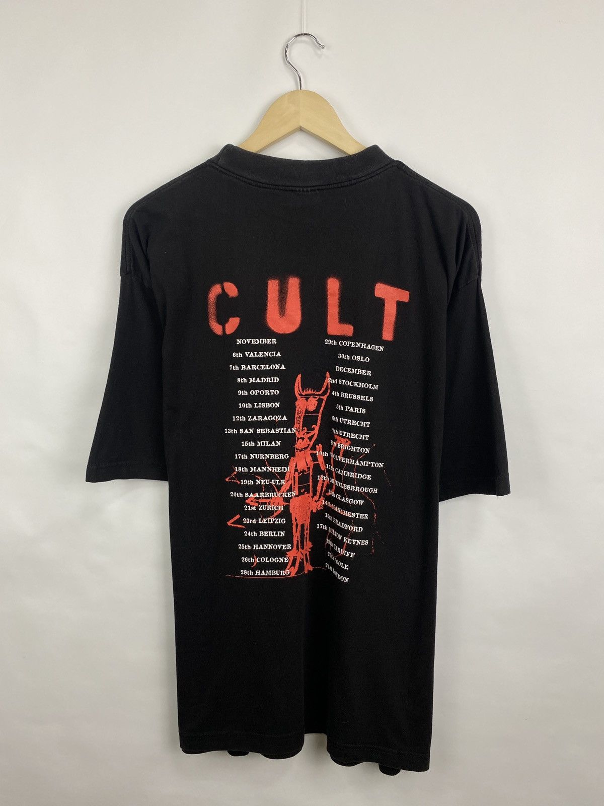 Band Tees Vintage 90s The CULT Band Tour Promo T-Shirt Rare Retro Hype Size US L / EU 52-54 / 3 - 7 Thumbnail