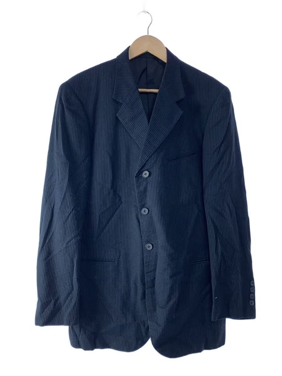 Yohji Yamamoto AAR Striped Wool Jacket Size US XL / EU 56 / 4 - 1 Thumbnail